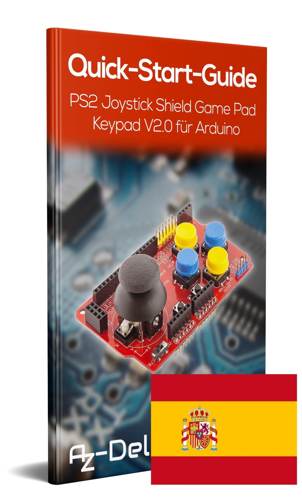 PS2 Joystick Shield Game Pad Keypad V2.0 - AZ-Delivery