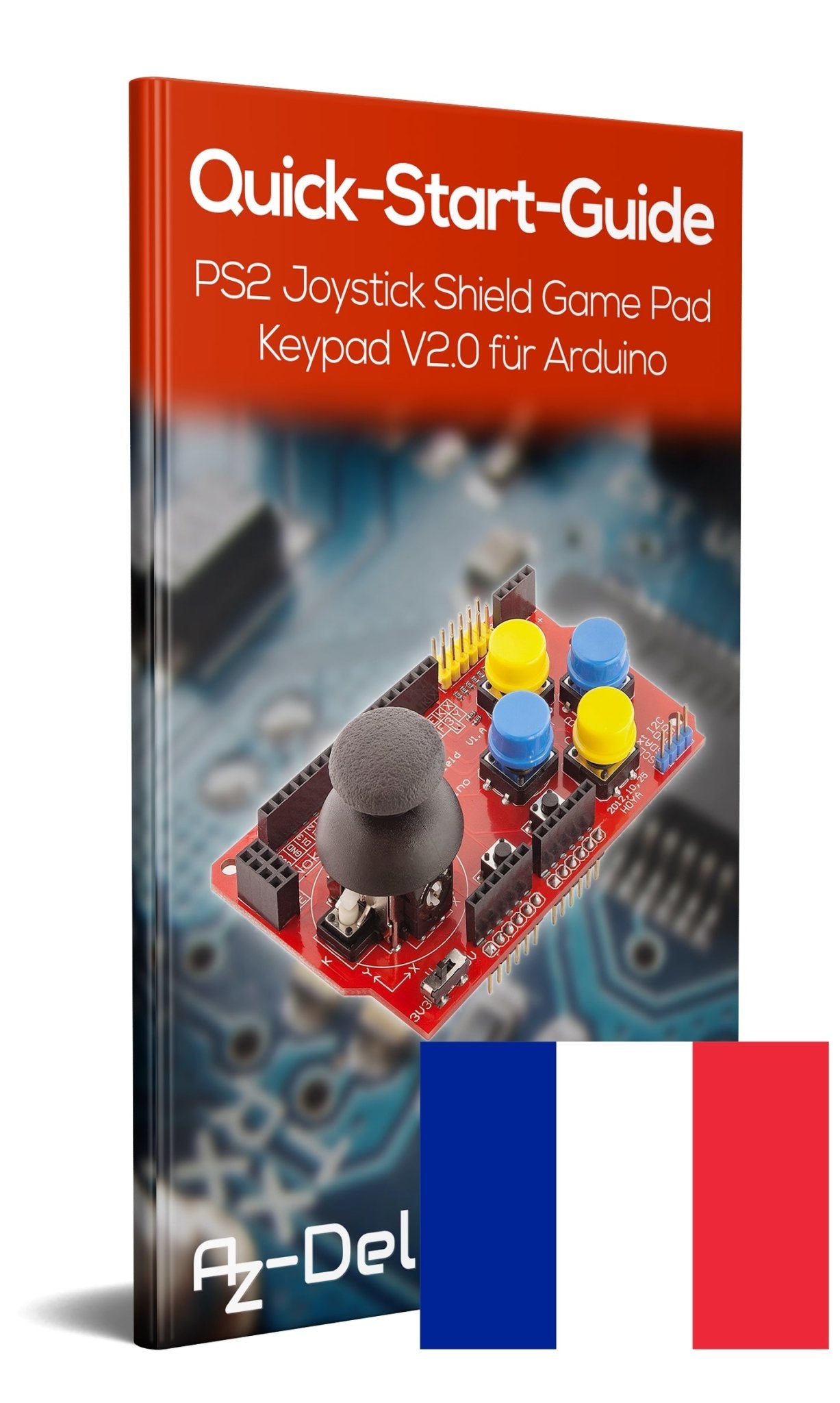 PS2 Joystick Shield Game Pad Keypad V2.0 - AZ-Delivery
