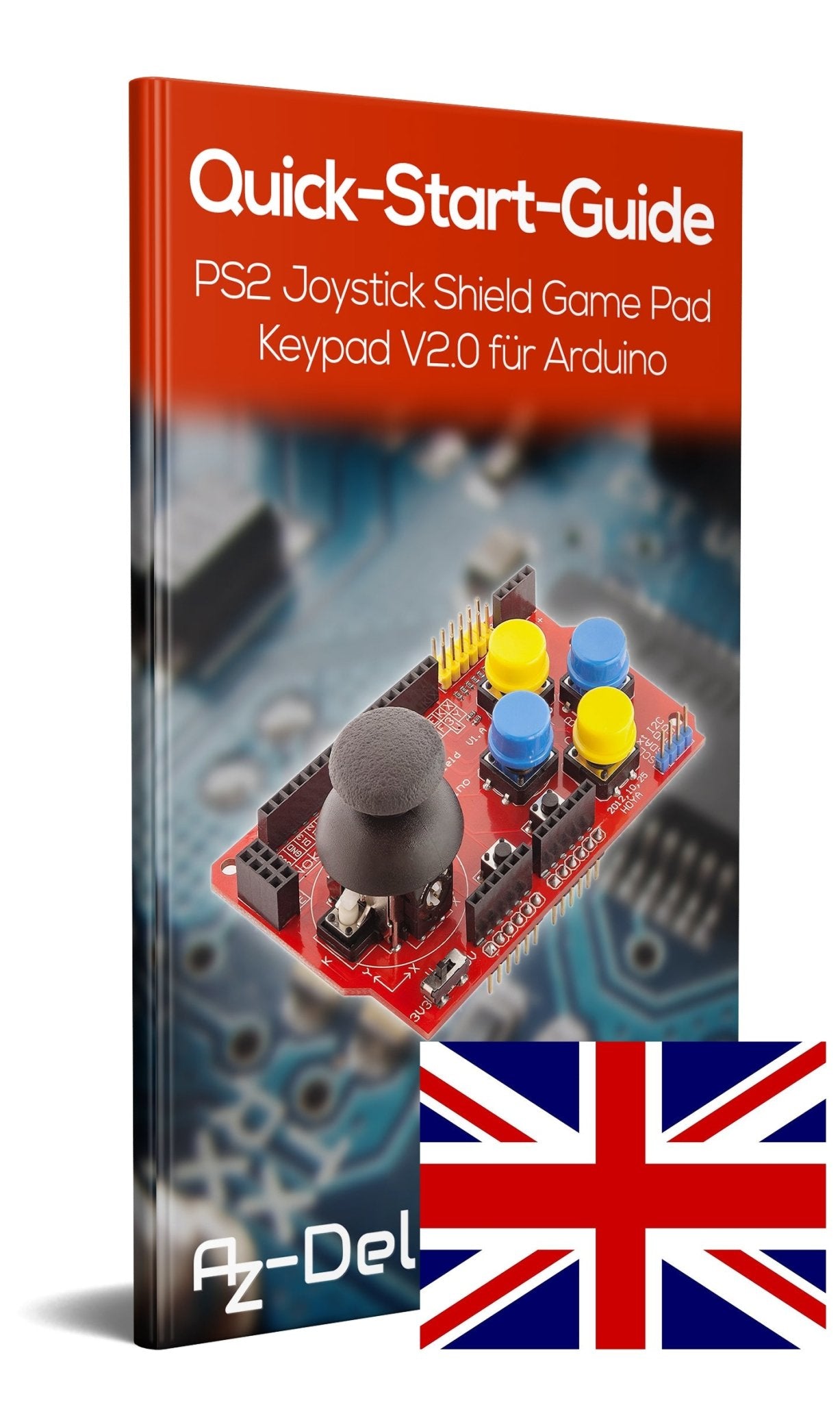 PS2 Joystick Shield Game Pad Keypad V2.0 - AZ-Delivery