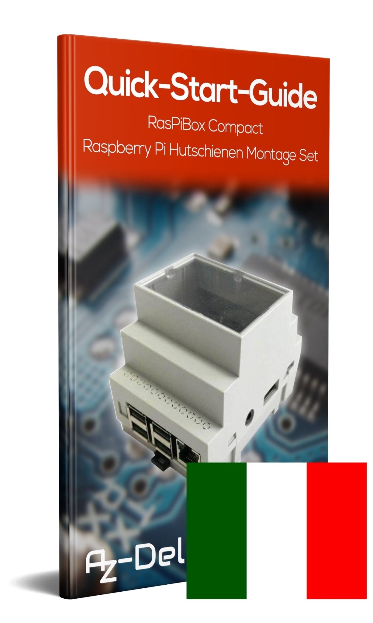 RasPiBox Compact - Raspberry Pi Hutschienen Montage Set - AZ-Delivery