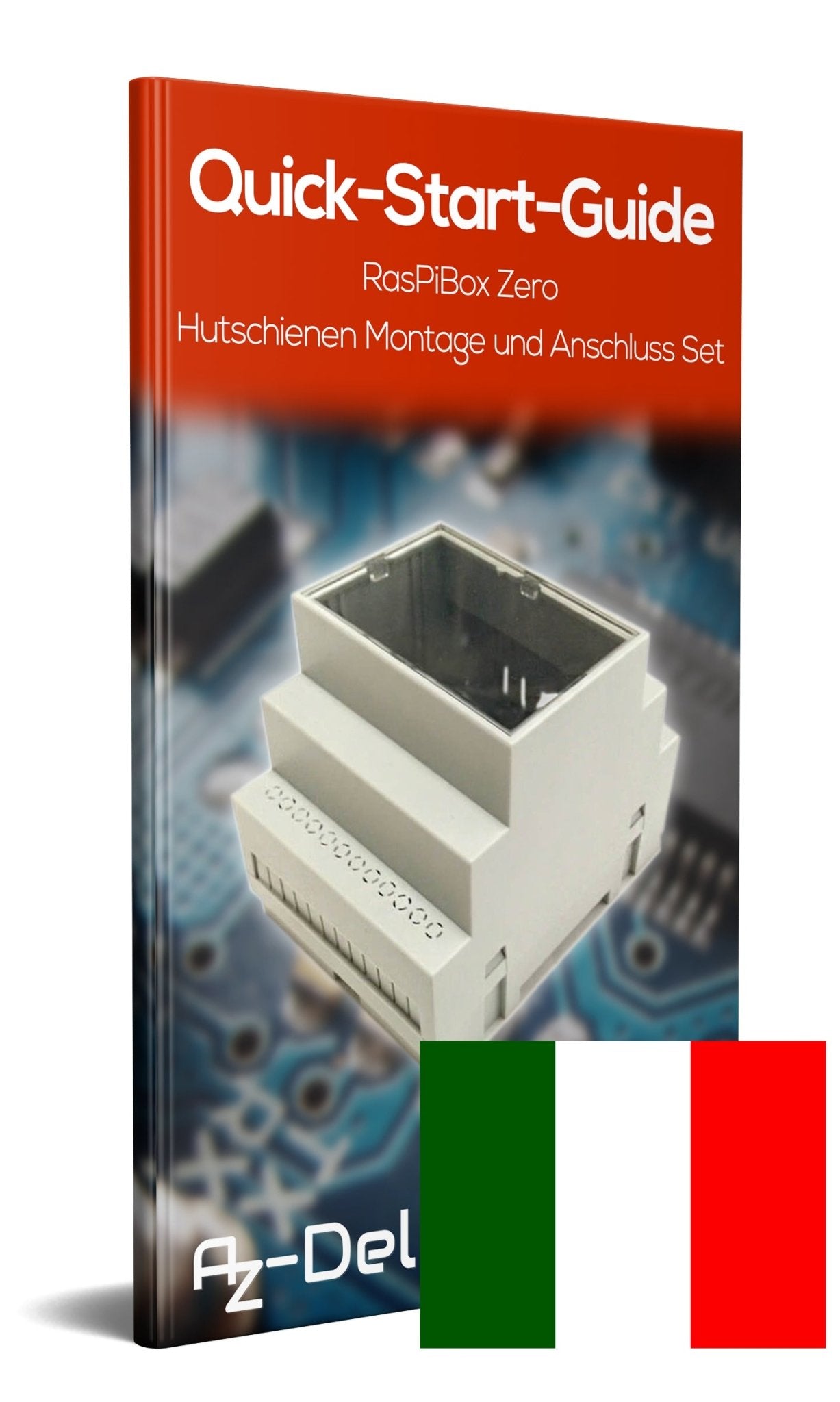 RasPiBox Zero - Hutschienen Montage- und Anschluss Set - AZ-Delivery