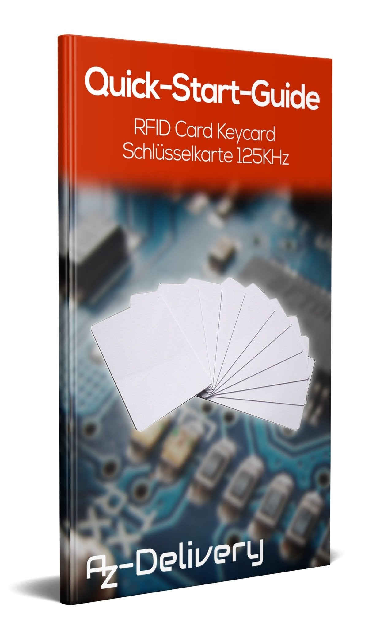 RFID Card Keycard/Schlüsselkarte 125KHz weiß, durchnummeriert - AZ-Delivery