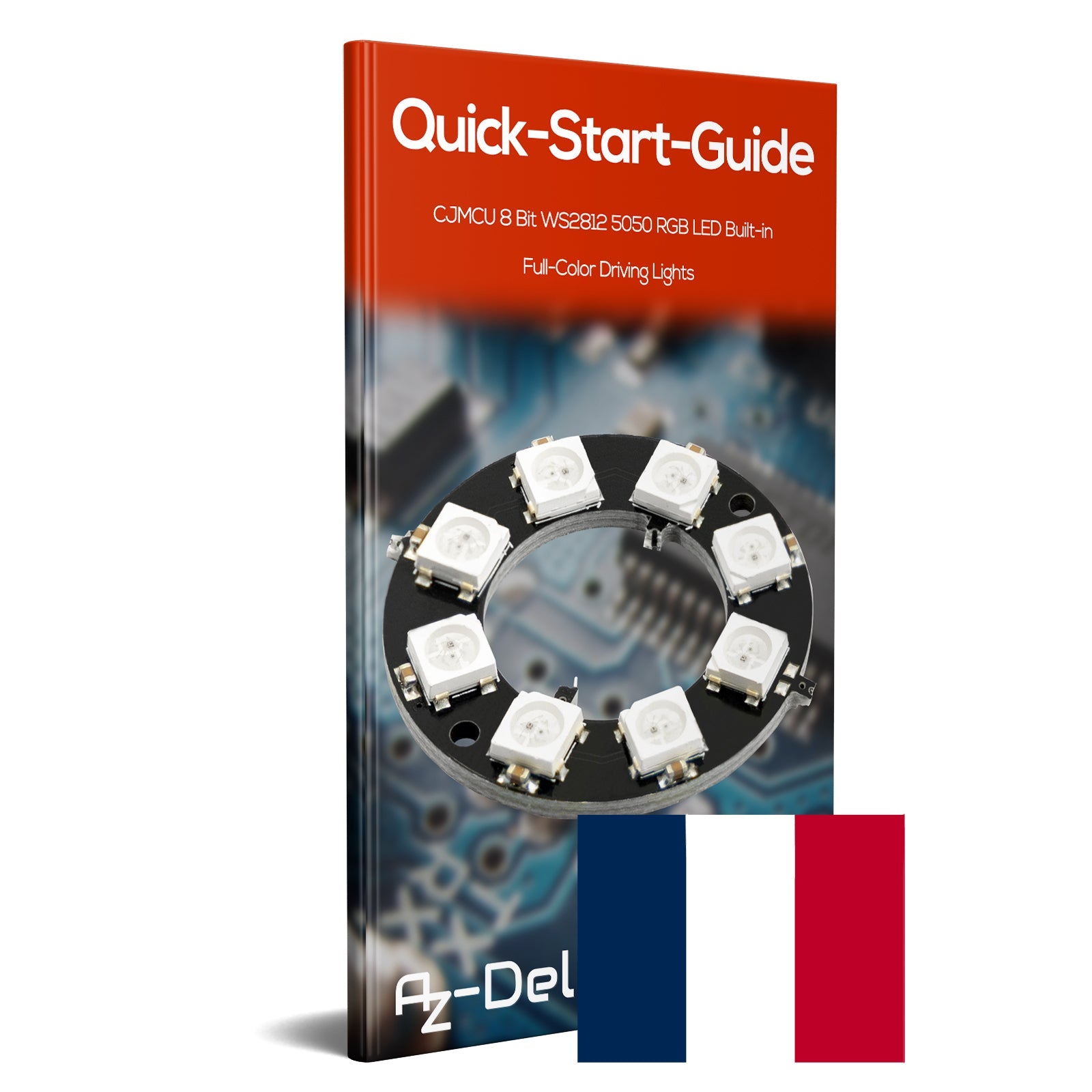 RGB LED Ring 8 bit WS2812 5050 + integrierter Treiber | Kompatibel mit Arduino und Raspberry - AZ-Delivery