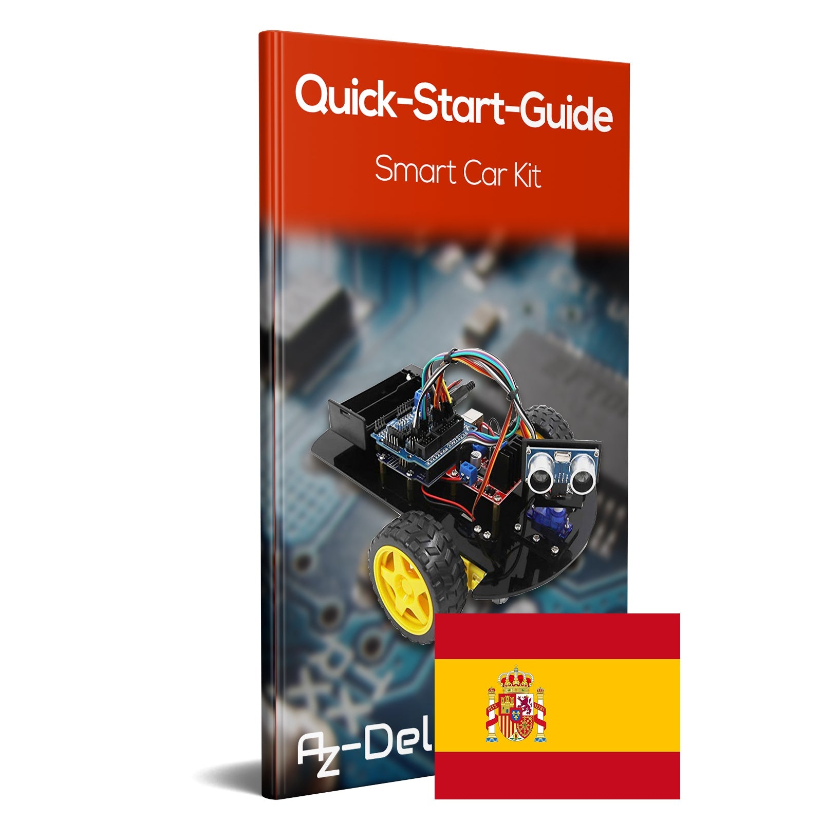 Smart Robot Car DIY Learning 2wd Ultraschall Sensor Infrarot Fernbedienung Starter Kit - AZ-Delivery