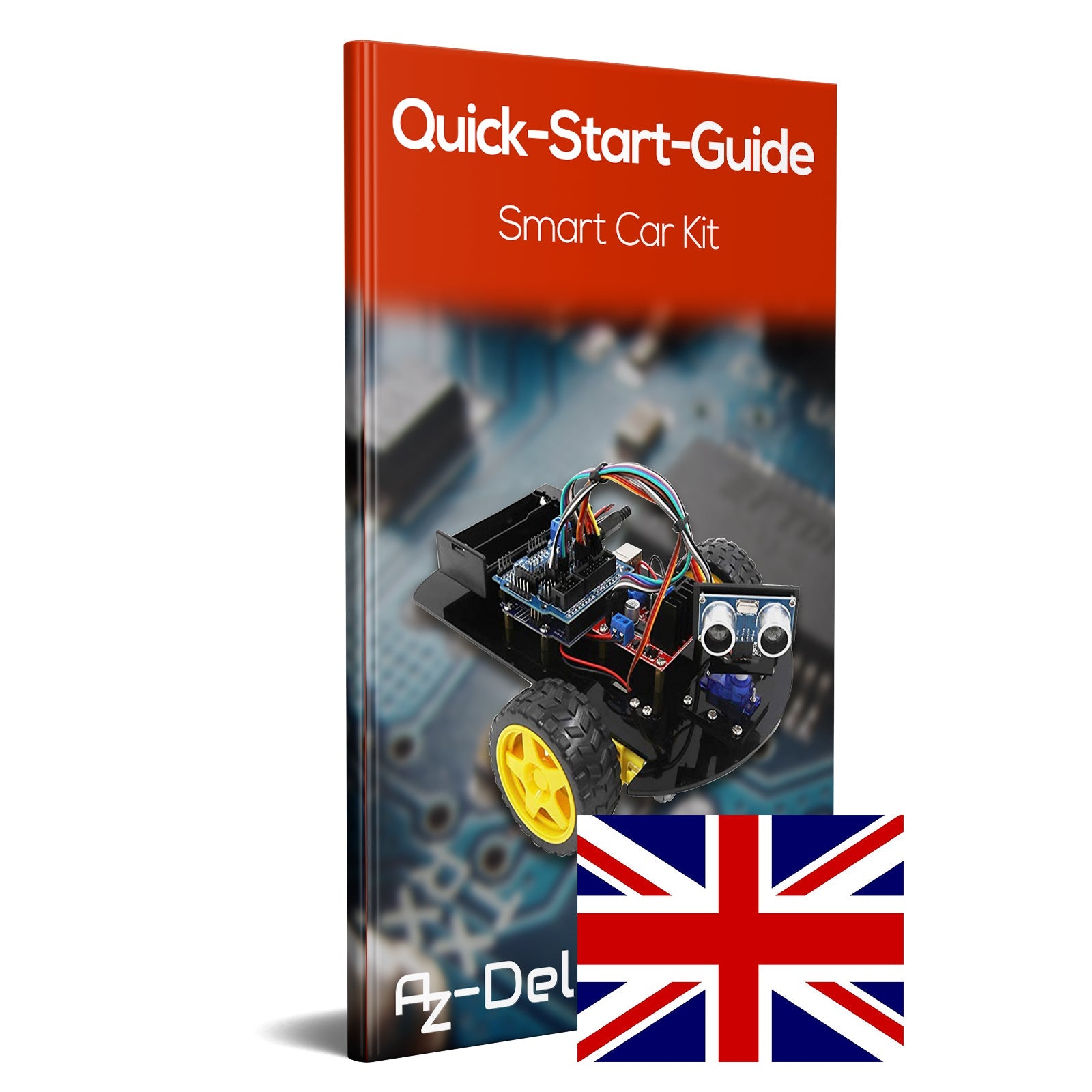 Smart Robot Car DIY Learning 2wd Ultraschall Sensor Infrarot Fernbedienung Starter Kit - AZ-Delivery