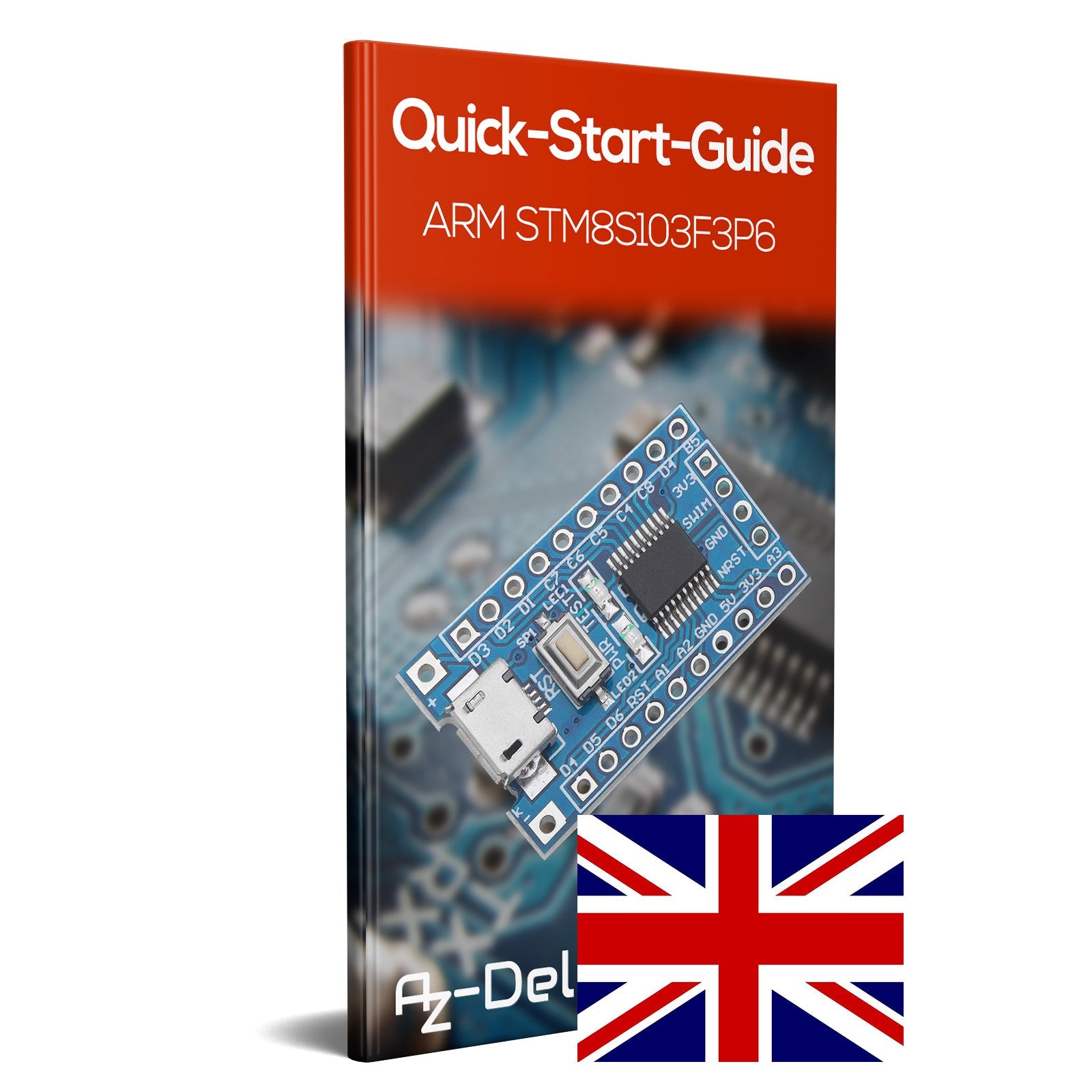 STM8S103F3P6 8-Bit Minimum System Mikrocontroller Development Board Modul für STM8S Programmierung mit UART, I2C, SPI, und einem 5-Kanal 10-Bit ADC - AZ-Delivery