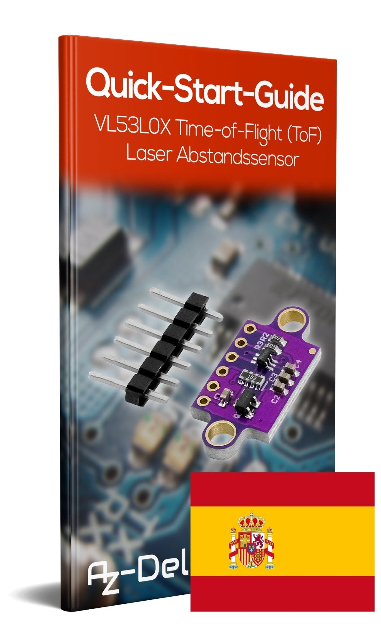 VL53L0X Time-of-Flight (ToF) Laser Abstandssensor - AZ-Delivery