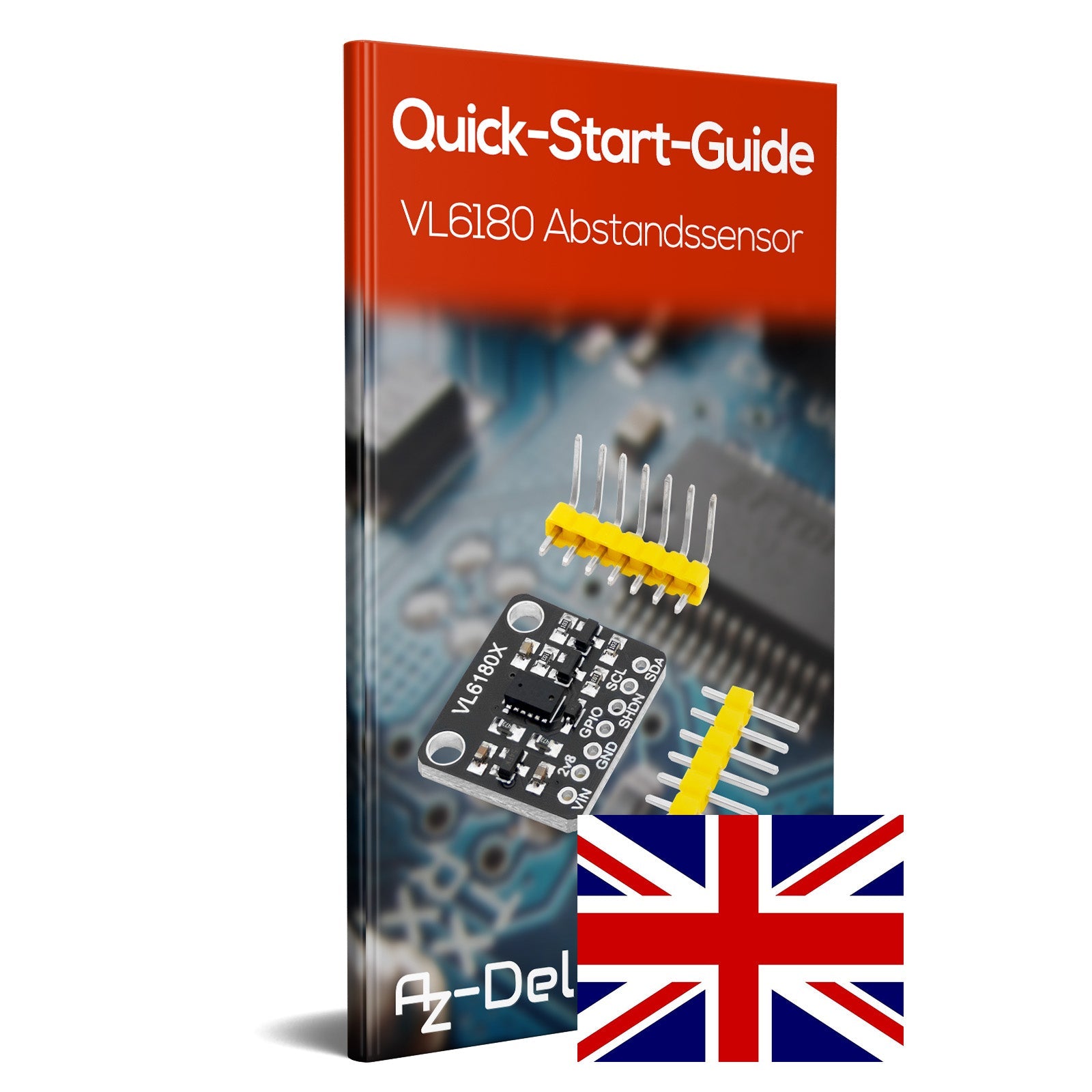 VL6180X ToF Hochpräzisions-Entfernungsmesser Sensormodul mit Proximity-Gesten-Abstandserkennung 3-5V - AZ-Delivery