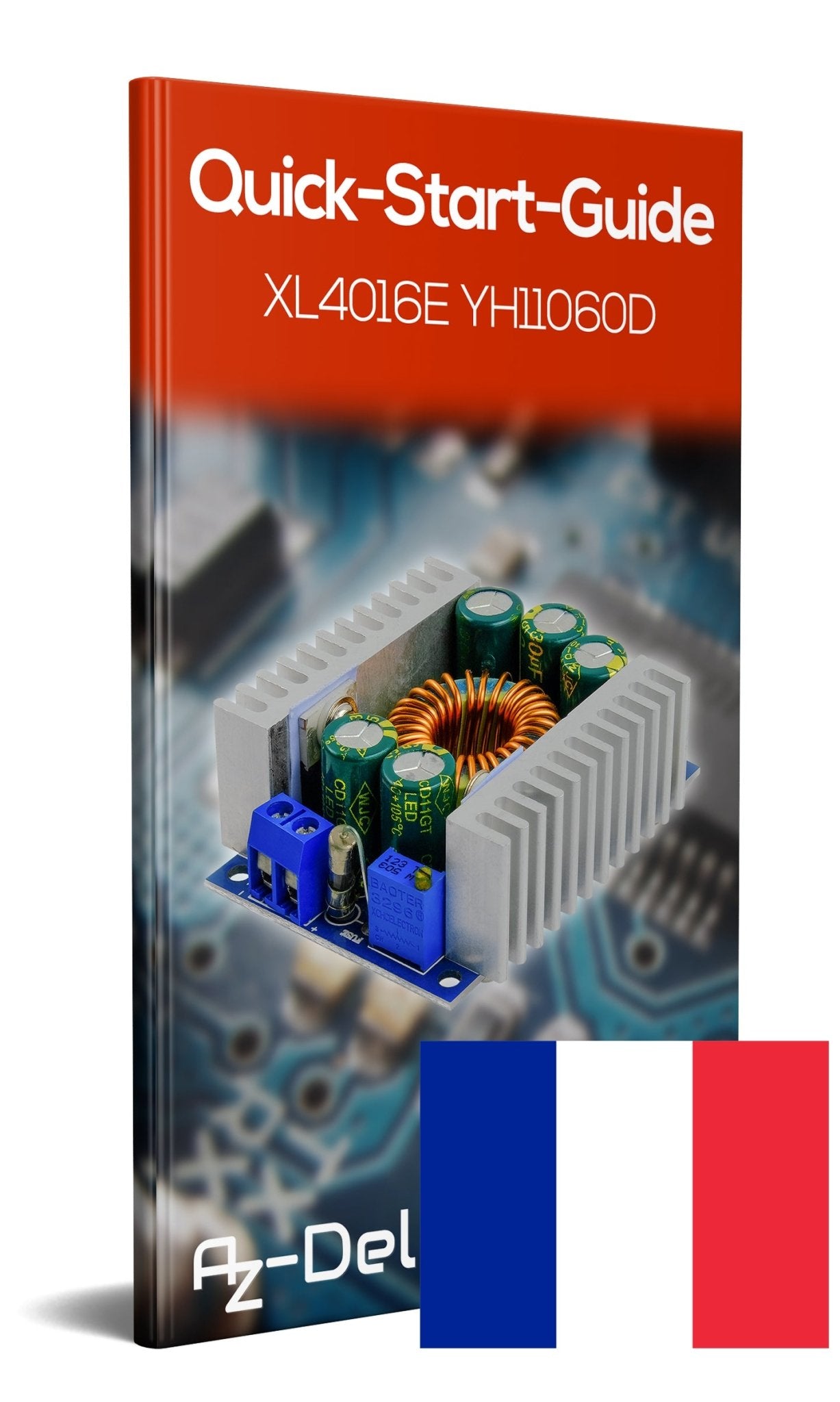 XL4016E1 DC-DC Step Down Converter, Einstellbar 5-40V auf 1,2-36V 12A - AZ-Delivery