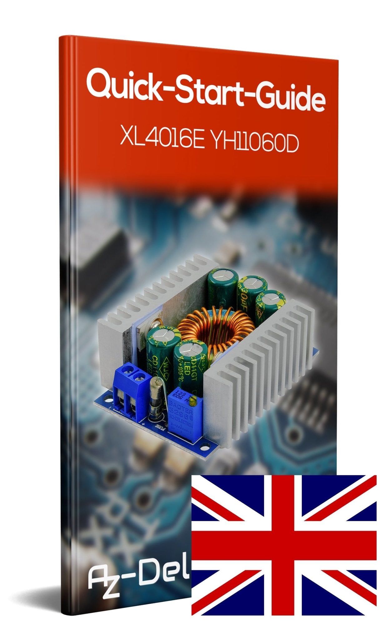 XL4016E1 DC-DC Step Down Converter, Einstellbar 5-40V auf 1,2-36V 12A - AZ-Delivery