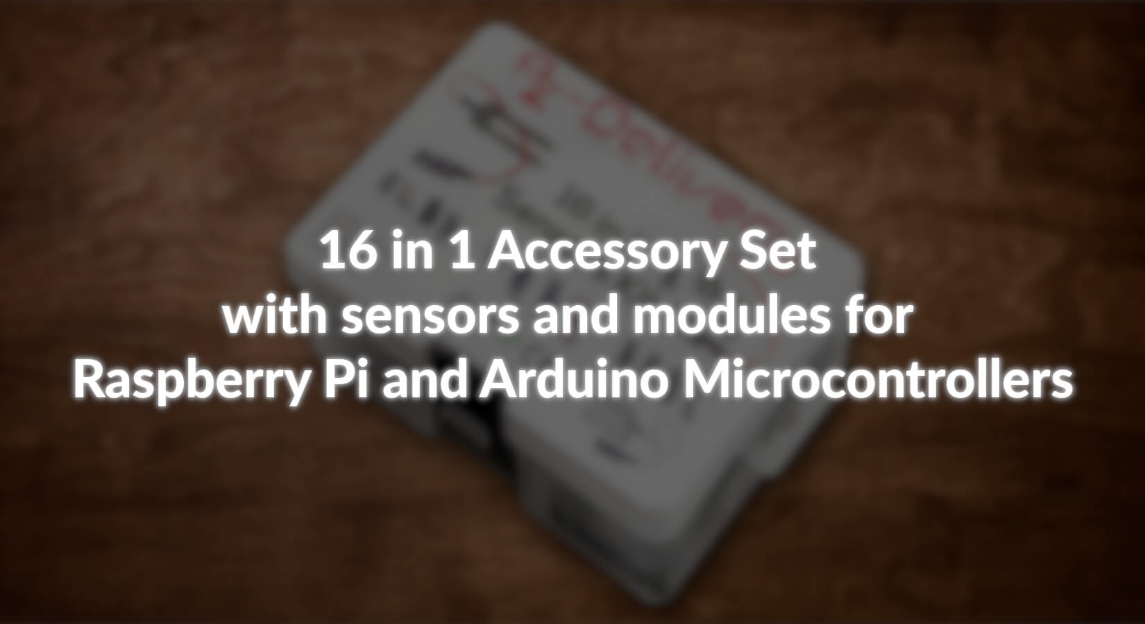 16 in 1 Accessory Set with sensors and modules for Raspberry Pi and Arduino Microcontrollers - AZ-Delivery