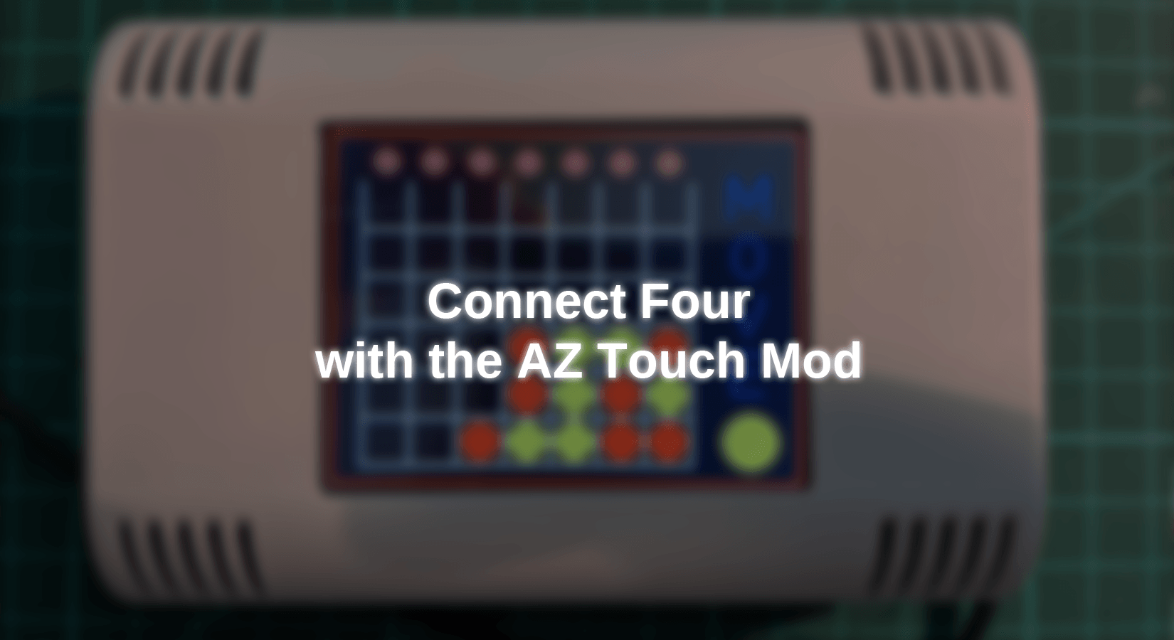 4 Gewinnt mit dem AZ-Touch Mod - AZ-Delivery