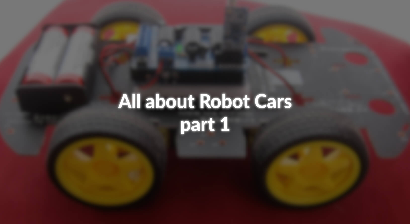 All about Robot Cars - part 1 - AZ-Delivery