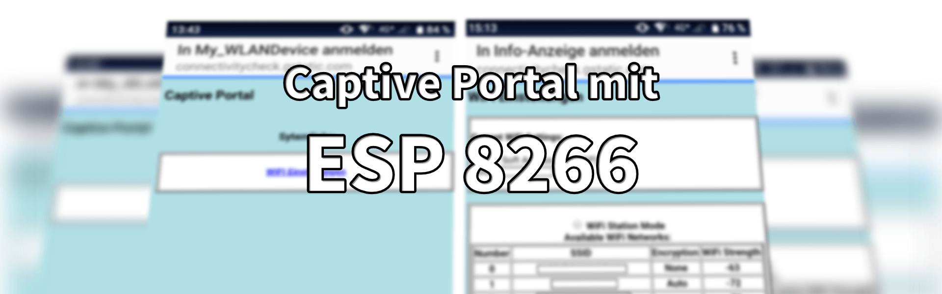 Eigenes Captive Portal mit dem ESP 8266 (Teil 1) - AZ-Delivery