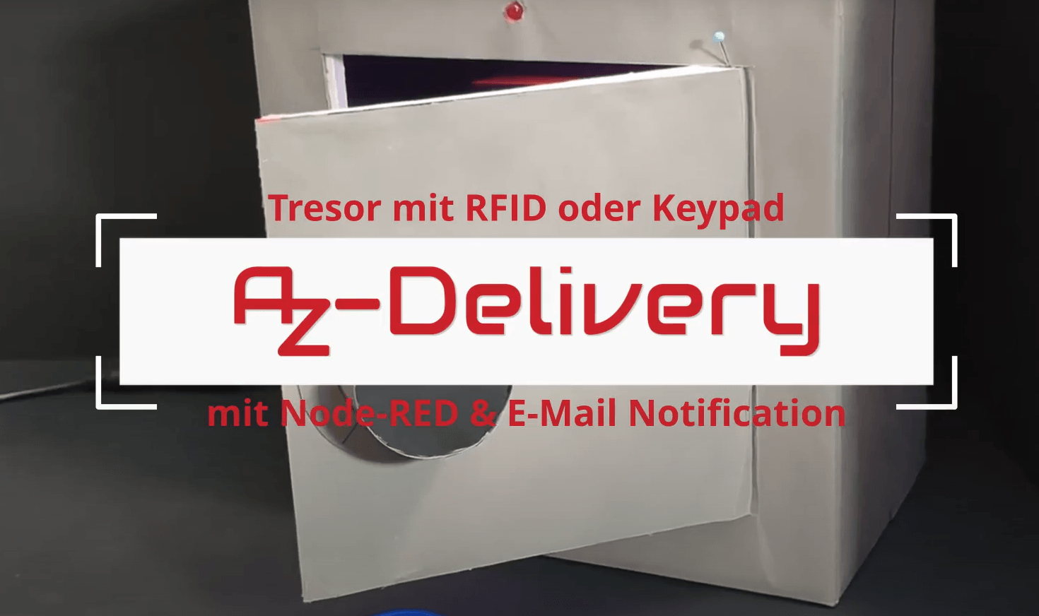 IOT Tresor mit Keypad oder RFID Verriegelung - AZ-Delivery