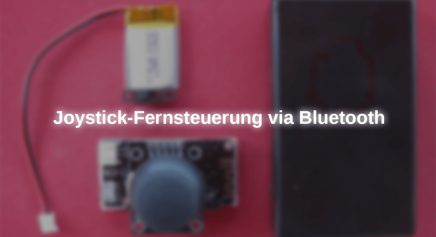 Joystick-Fernsteuerung via Bluetooth - AZ-Delivery
