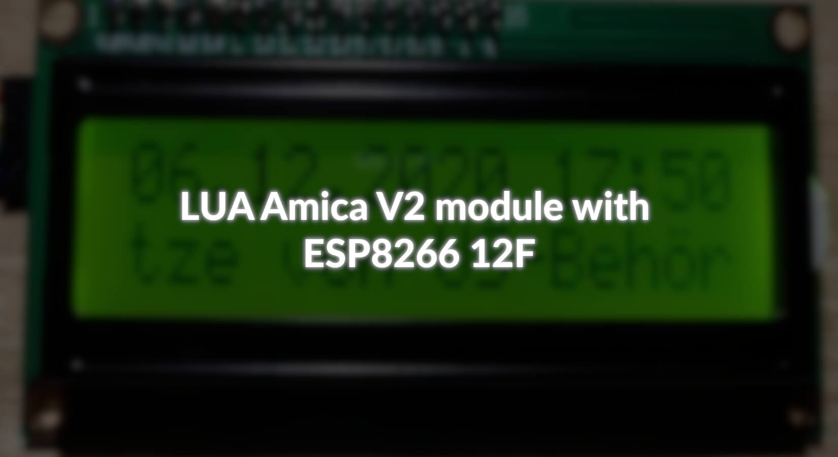 LUA Amica V2 module with ESP8266 12F - AZ-Delivery