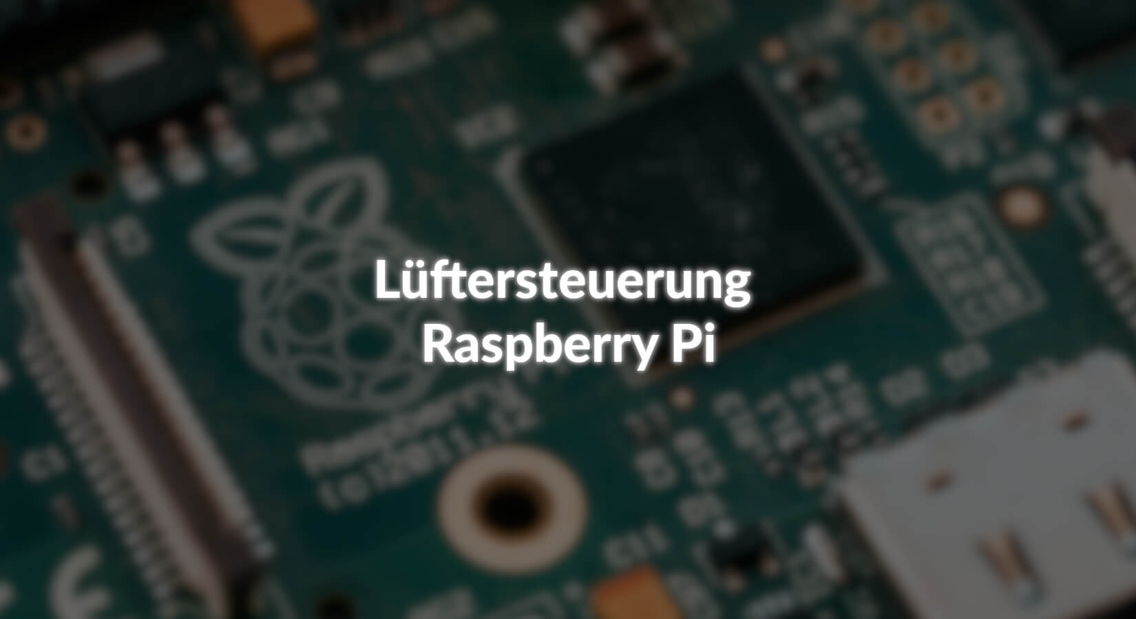 Lüftersteuerung Raspberry Pi - AZ-Delivery