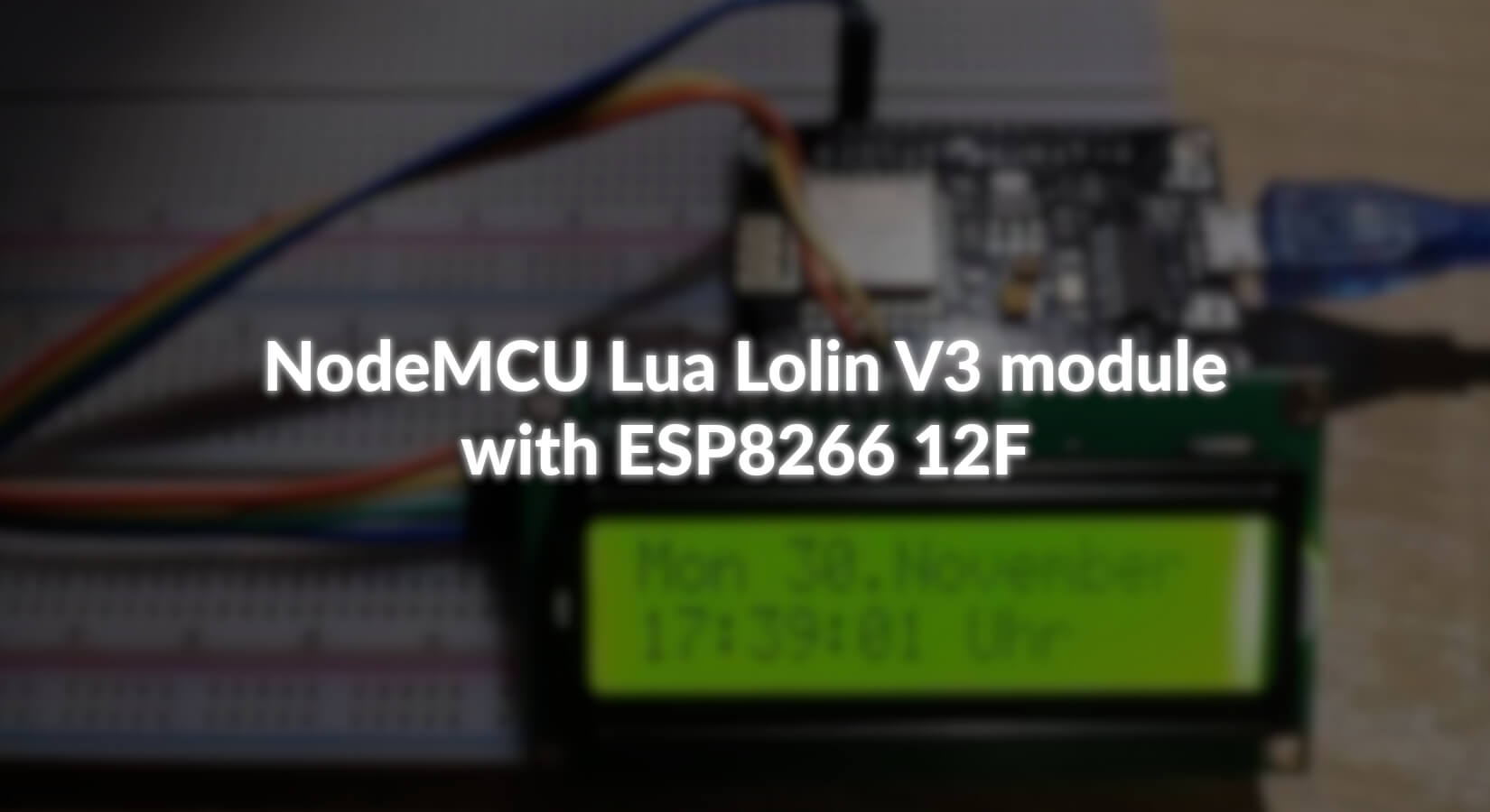 NodeMCU Lua Lolin V3 module with ESP8266 12F - AZ-Delivery