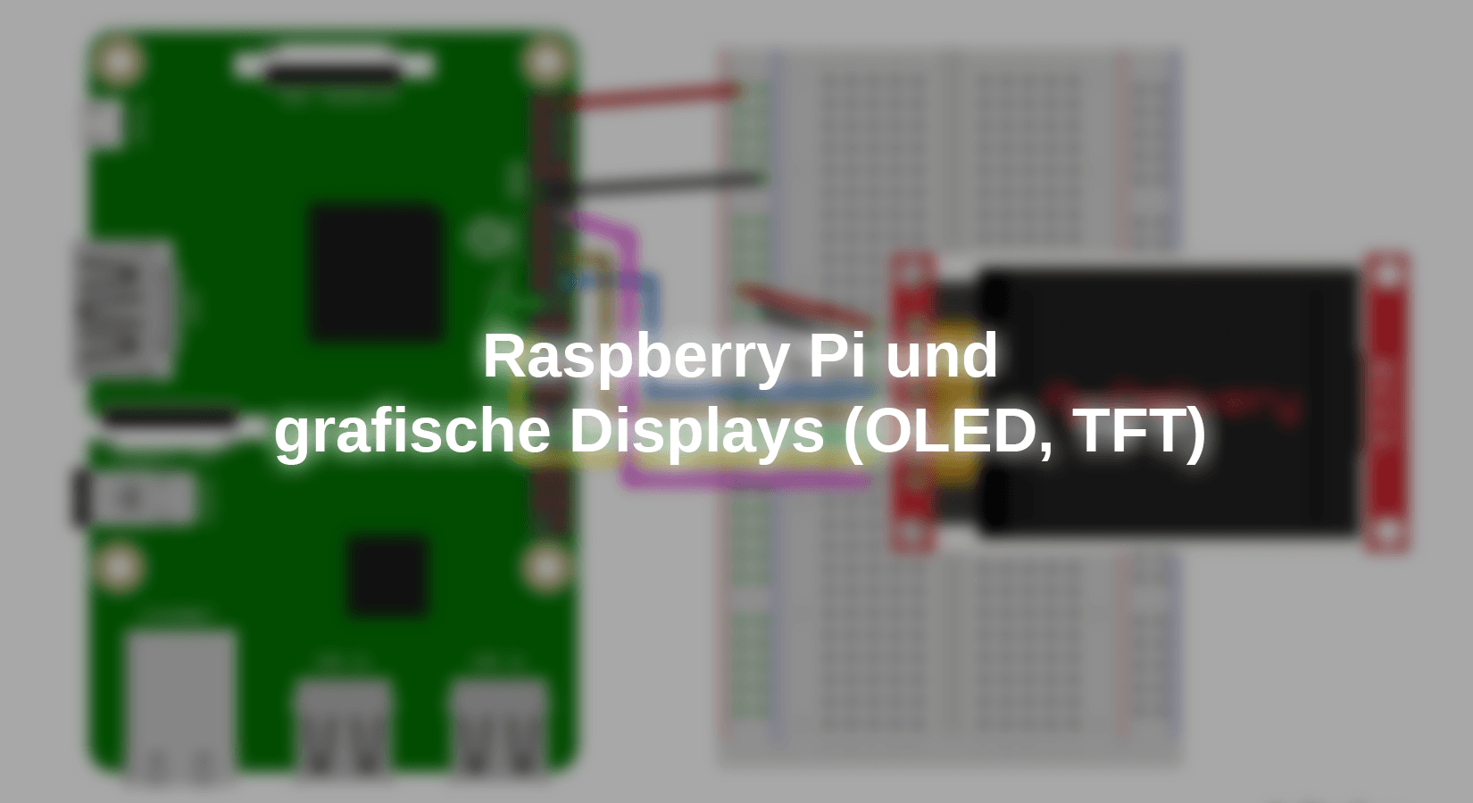 Raspberry Pi und grafische Displays (OLED, TFT) - AZ-Delivery