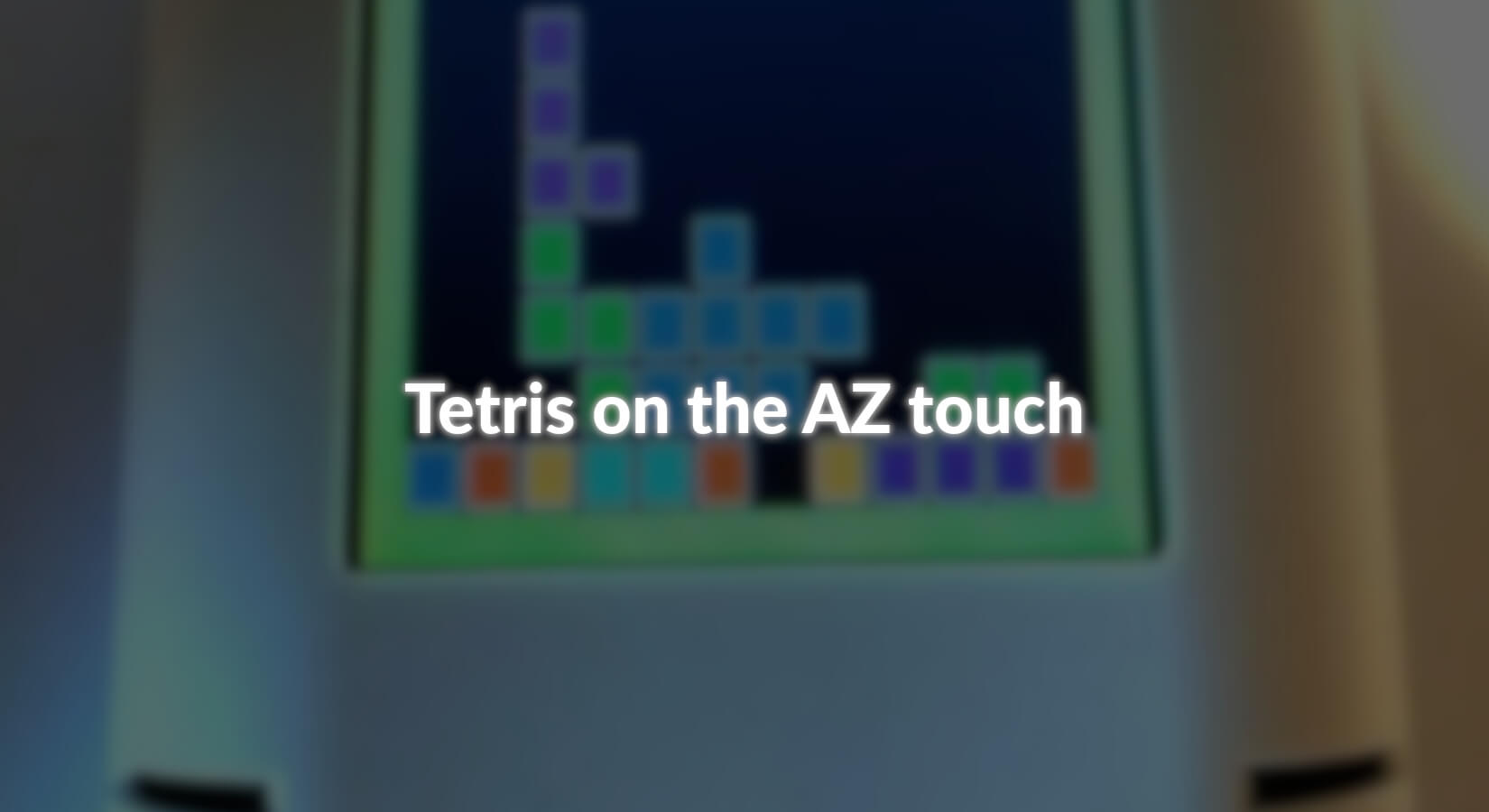 Tetris am AZ-Touch - AZ-Delivery