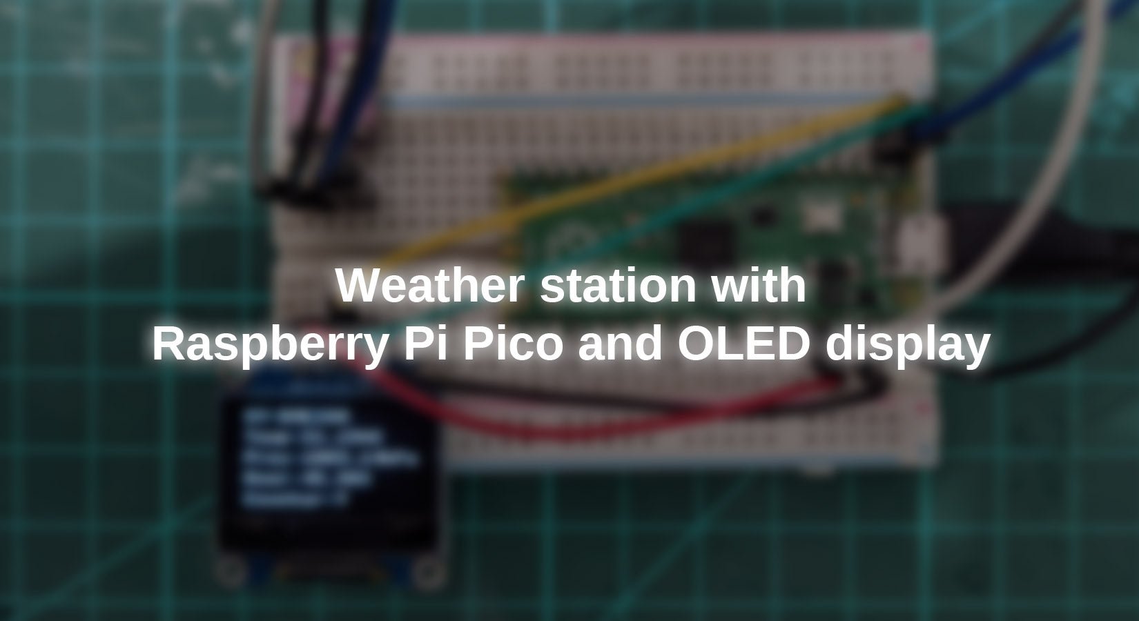 Wetterstation mit Raspberry Pi Pico und OLED Display - AZ-Delivery