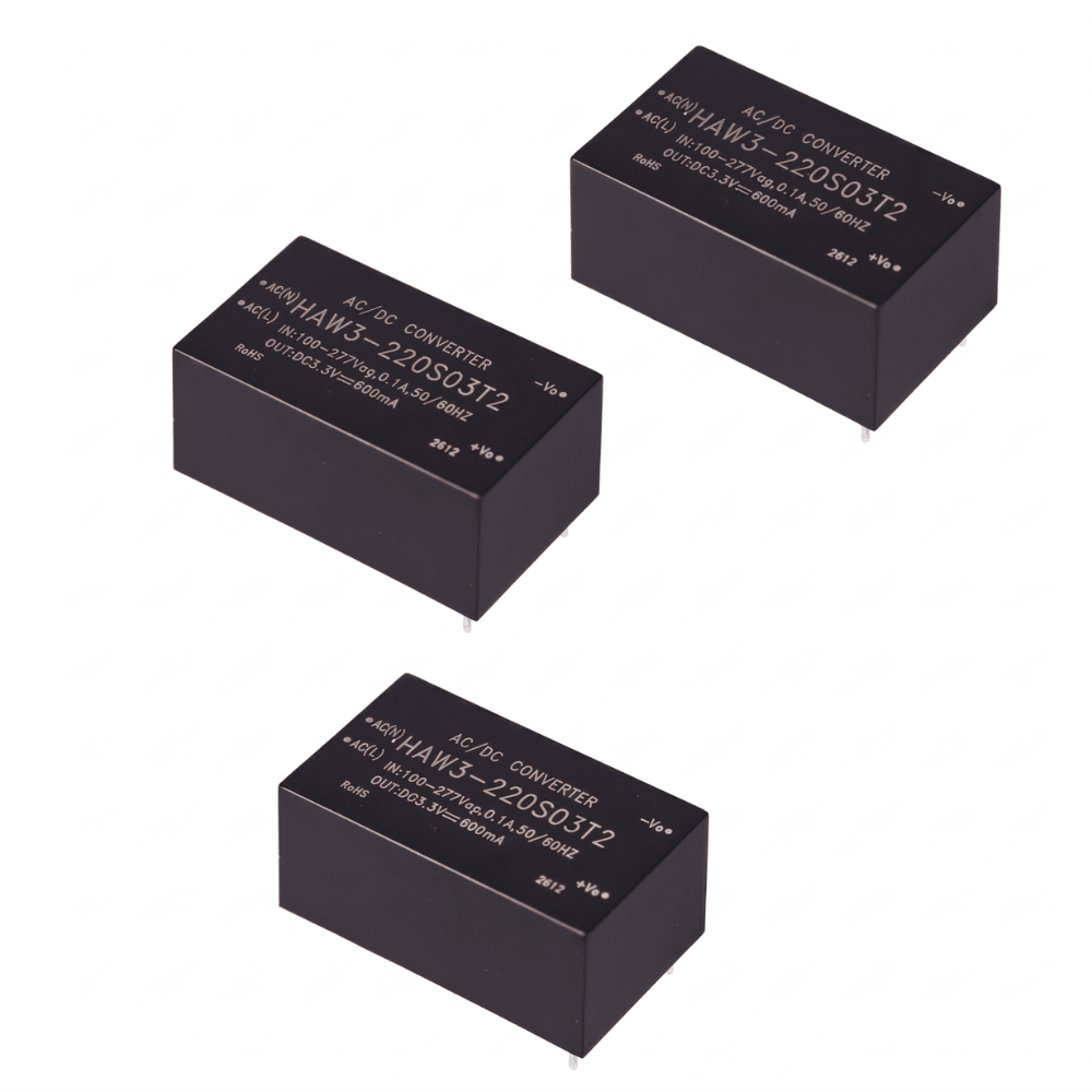 Lot 2 Mini Modules Alimentation 220V à 5V HLK-PM01 - Compatible Arduino RPi