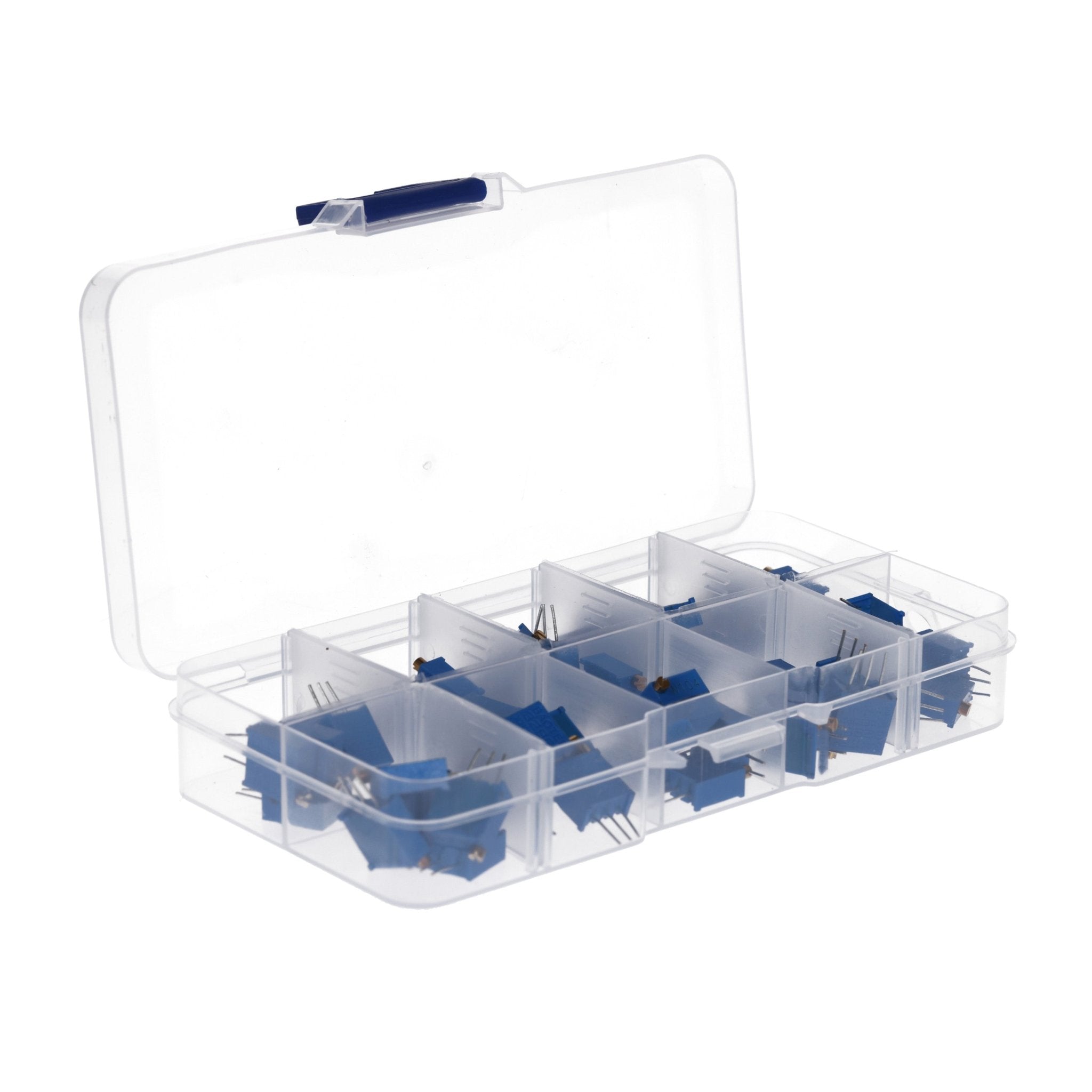 3296W Trimmer Potentiometer Set – 10 Werte, 60 Stück (500Ω bis 1MΩ) – Hochpräzise Lineare Potentiometer für Elektronikprojekte – Enthält 1K, 10K, 100K Ohm und mehr - AZ - Delivery