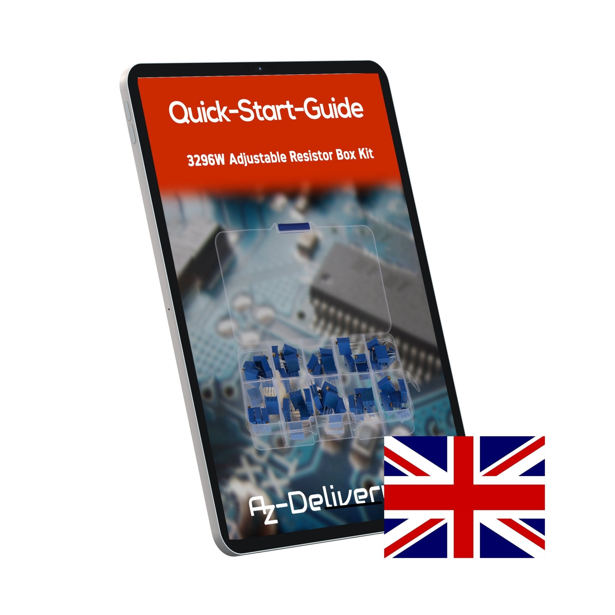 3296W Trimmer Potentiometer Set – 12 Werte, 60 Stück (500Ω bis 1MΩ) – Hochpräzise Lineare Potentiometer für Elektronikprojekte – Enthält 1K, 10K, 100K Ohm und mehr - AZ - Delivery