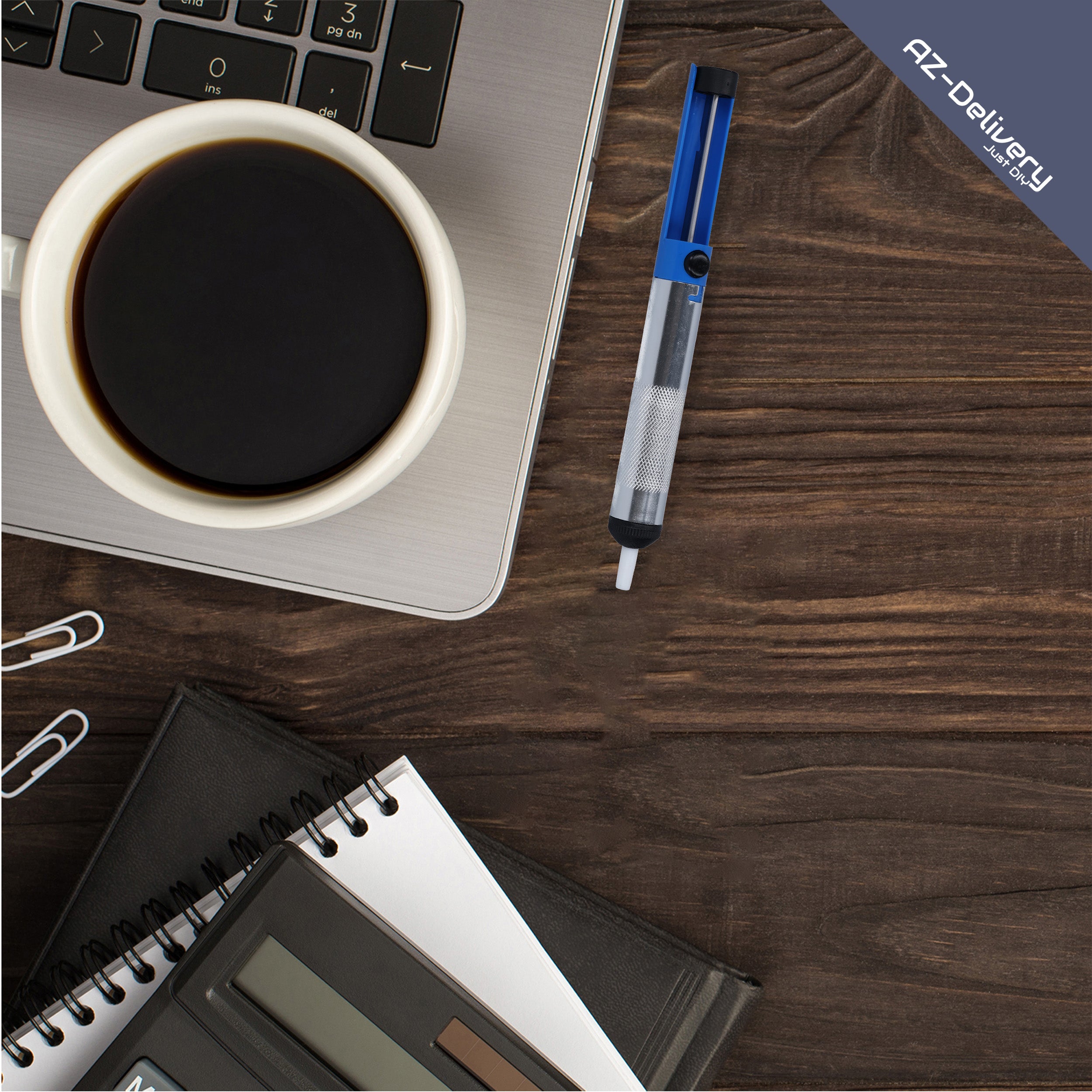 Entlötpumpe Lötpumpe Lötsauger Desoldering Pump – Lötzinn Entferner für Elektronik & Platinen – Manuelle Vakuum Entlötwerkzeug mit Hitzebeständiger Düse – Lötzubehör für Reparaturen & DIY