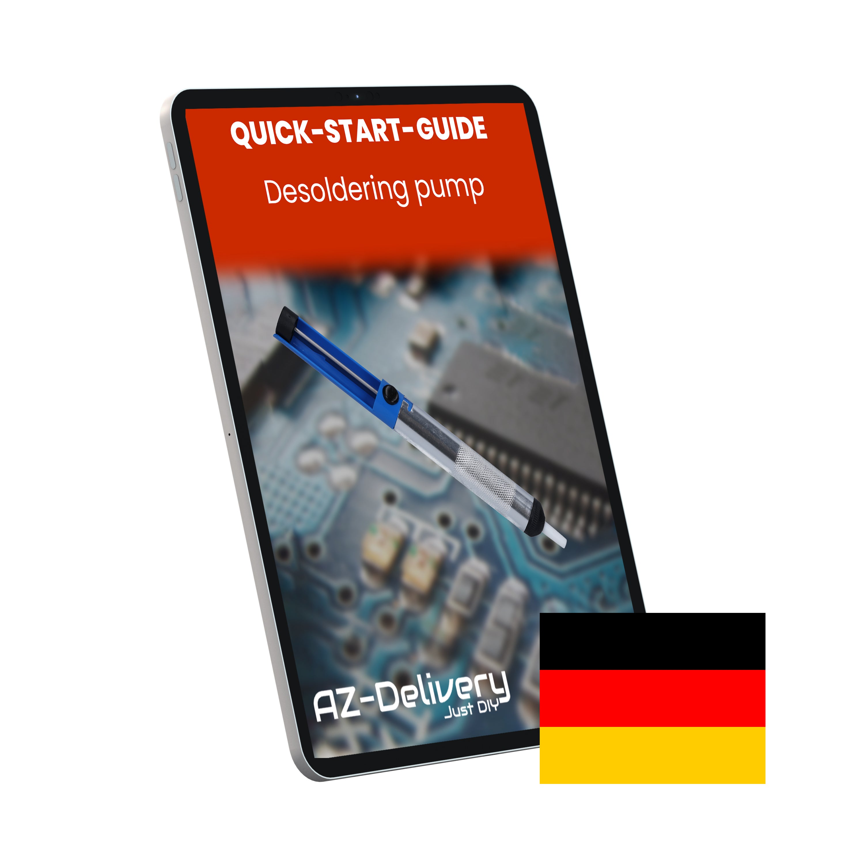 Entlötpumpe Lötpumpe Lötsauger Desoldering Pump – Lötzinn Entferner für Elektronik & Platinen – Manuelle Vakuum Entlötwerkzeug mit Hitzebeständiger Düse – Lötzubehör für Reparaturen & DIY