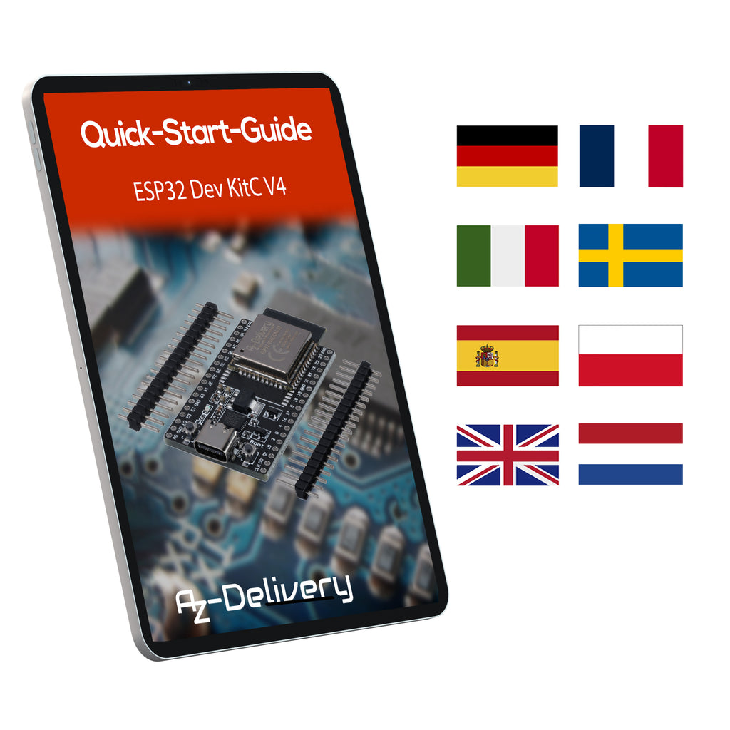 ESP32 Board Dev Kit C V4 NodeMCU WLAN WiFi Development Board unverlöte