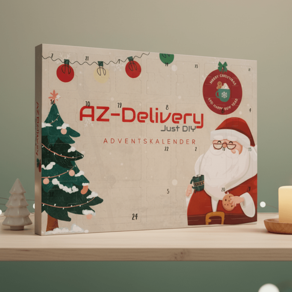 Der Ultimative AZ - Delivery Mikroelektronik - Adventskalender – wahlweise mit Projekten & Anleitungen - AZ - Delivery