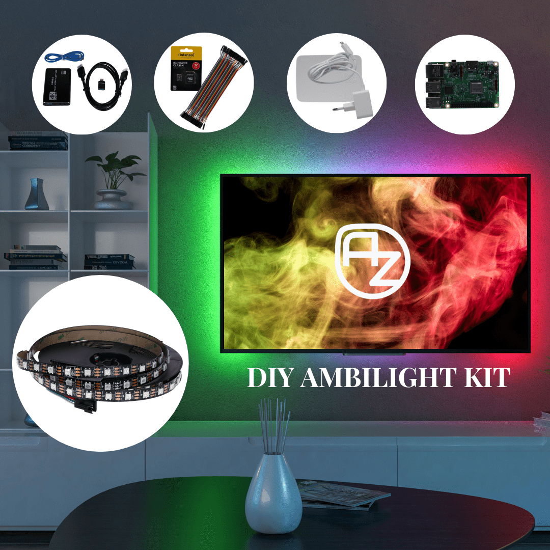 DIY Ambilight Projekt Kit, Universelle TV-Hintergrundbeleuchtung mit f