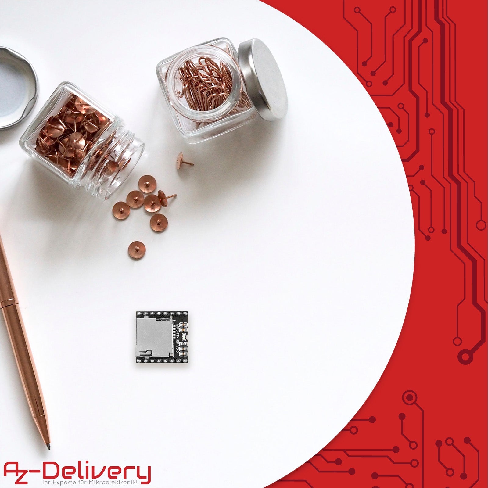 Mini MP3 Player Master Module - AZ - Delivery