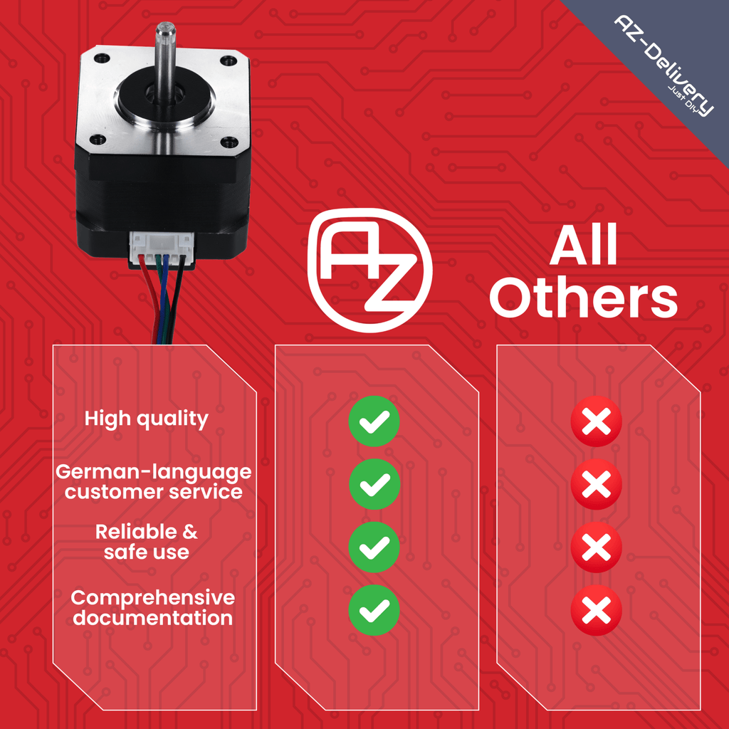 NEMA 17 Schrittmotor | aktive | Elektronische Bauteile | Bauteile | myhobby- CNC NEMA 17 Schrittmotor | aktive | Elektronische Bauteile | Bauteile | myhobby- CNC