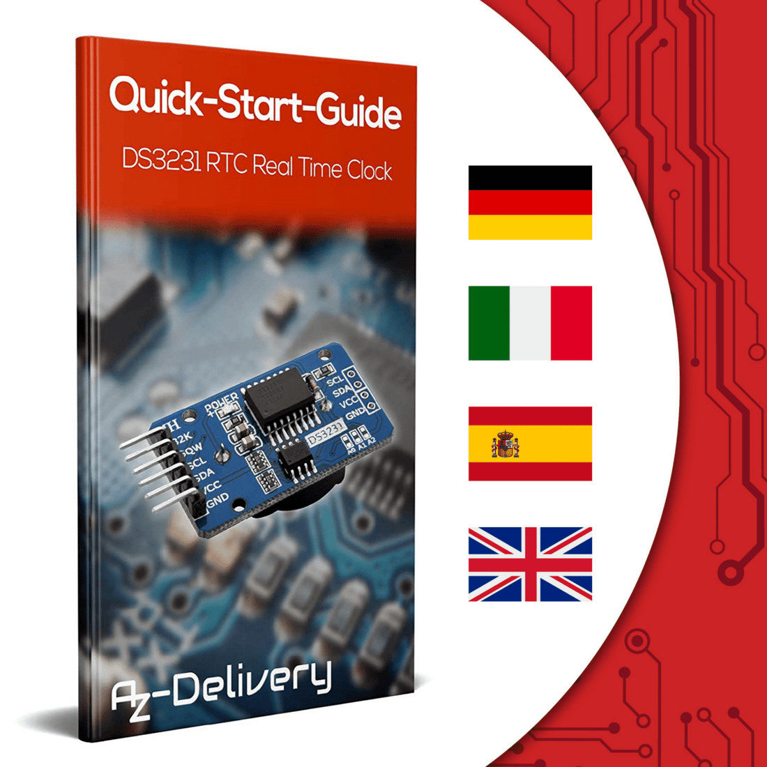 DS3231 I2C RTC Modul – Echtzeituhr Für Raspberry Pi, Arduino & Co. – Präzise Zeitmessung
