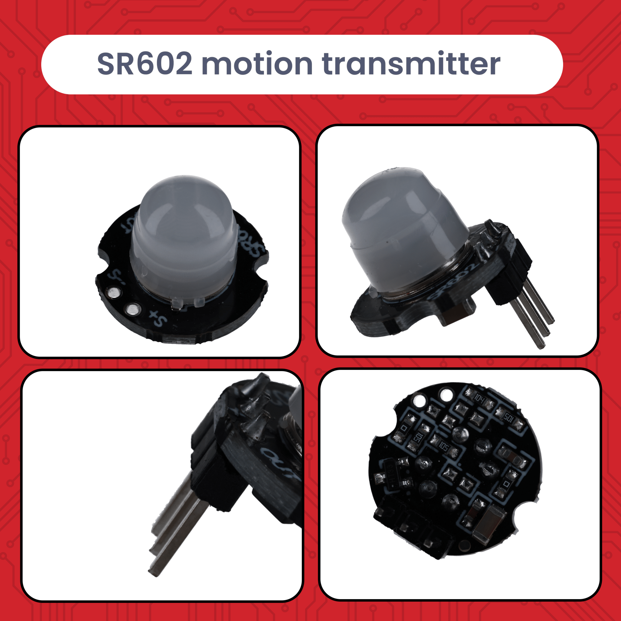 SR602 Mini PIR Bewegungssensor 3,3–15V – Infrarot IR Sensor Modul für Arduino, 100° Erfassung, 5m Reichweite, Mini Bewegungssensor für Raspberry Pi, HC - SR501 Alternative - AZ - Delivery