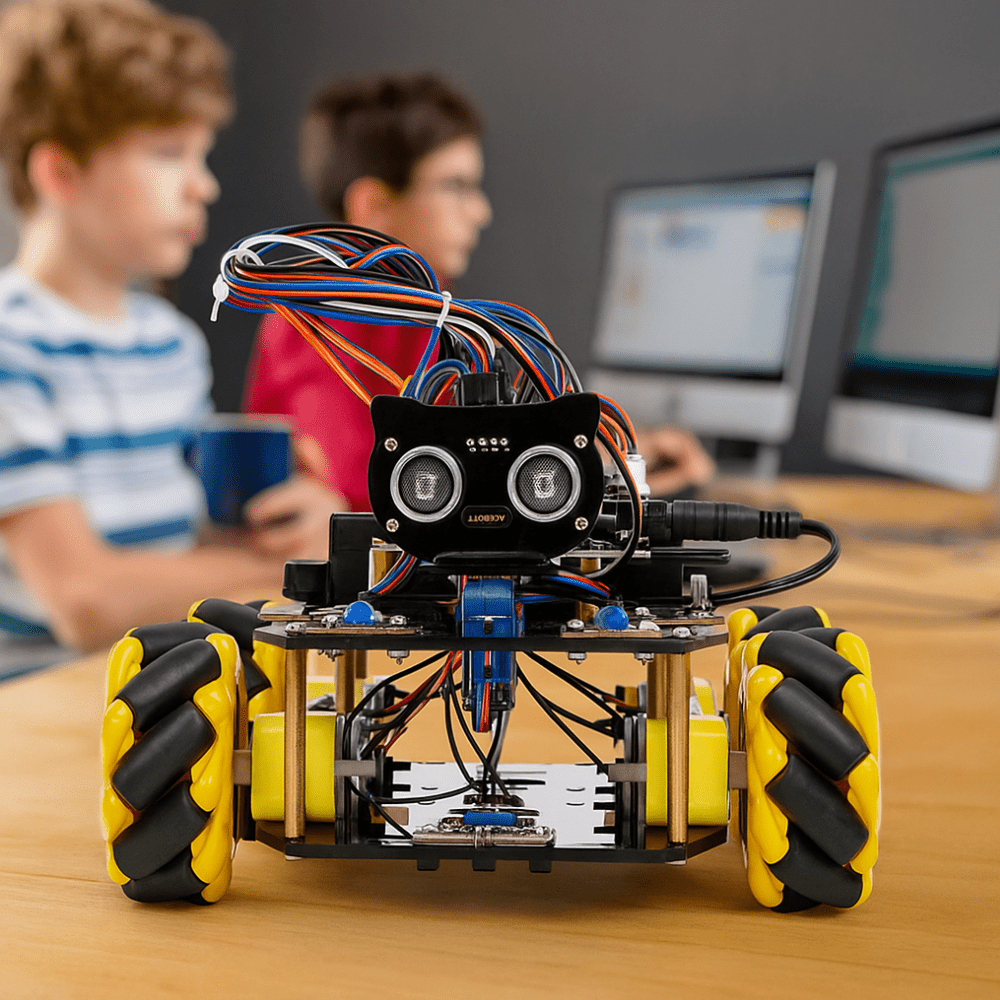 STEM Roboterauto-Starterkit, Mecanum-Wheels mit ESP32-Controller-Board