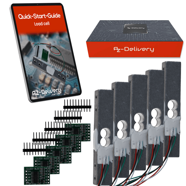 HX711 Modulo amplificatore cella di carico Sensori di peso a doppio canale Convertitori A/D a 24 bit per progetti Raspberry Modulo sensori ad alto peso