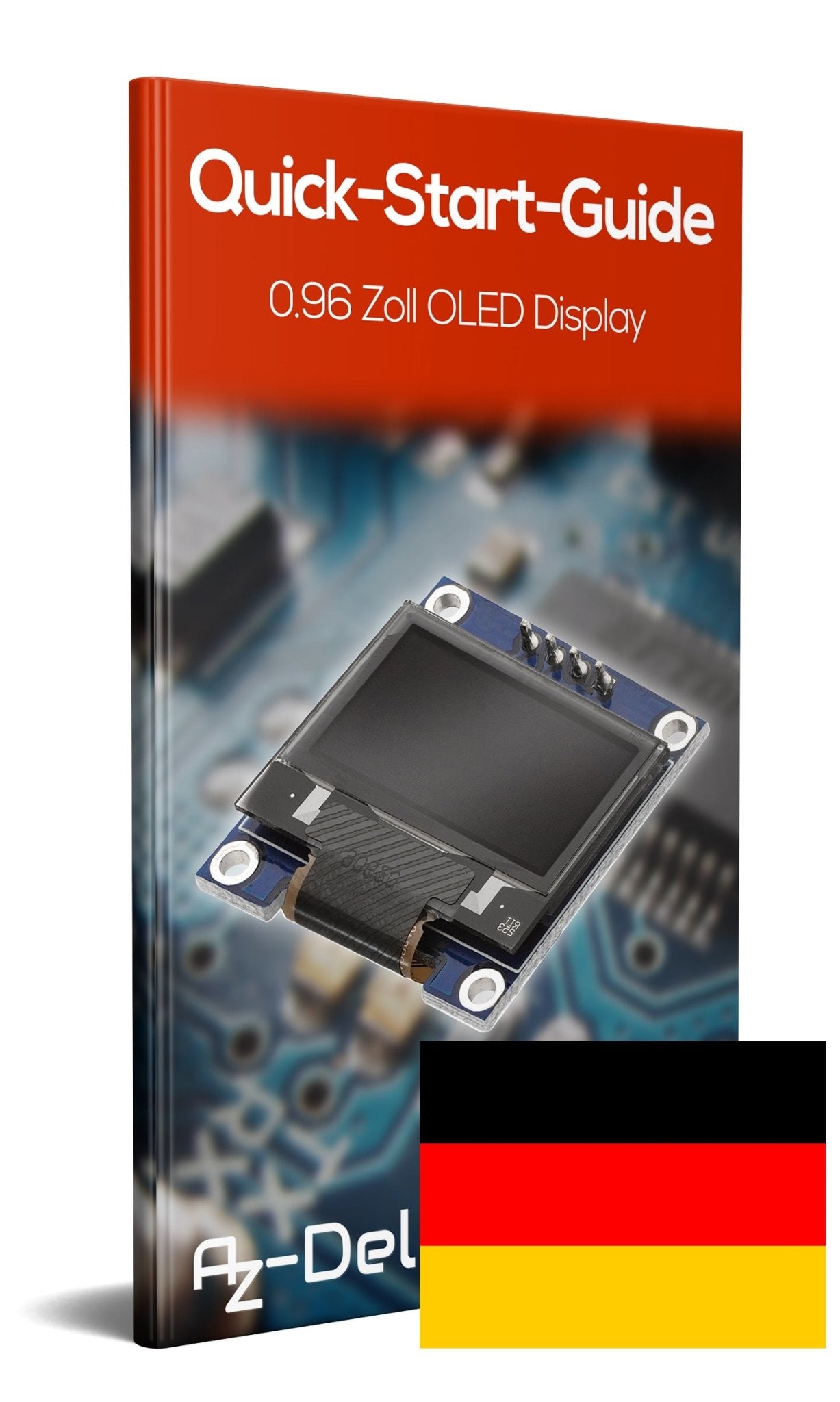0,96 Zoll OLED SSD1306 Display I2C 128 x 64 Pixel