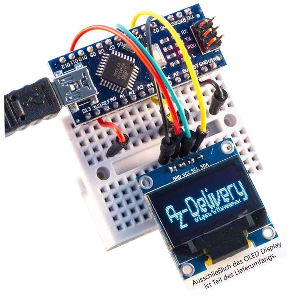 3 Stuks 0,96 Inch OLED-display Module – I2C 128x64 Pixels – Wit Scherm Met SSD1306 – Compatibel Met Arduino, ESP8266, STM32 – Laag Stroomverbruik