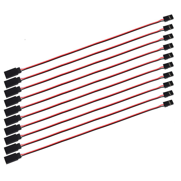 Mr. Plug 5 Pezzi Prolunghe Per Servo JR 80 Cm - Cavo 26 AWG Maschio-Femmina, Per Modellismo, Compatibile Graupner E Hitec