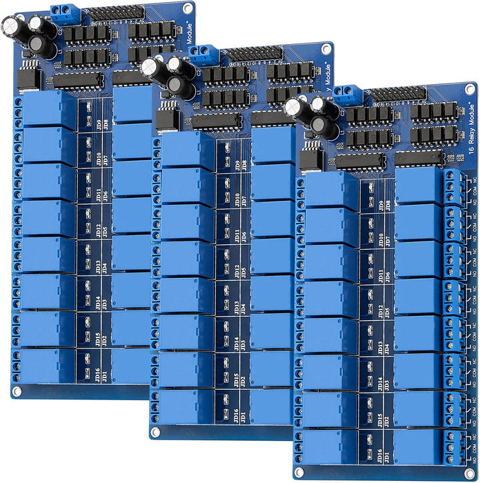 ESP8266 16 Kanal/Channel Relais Modul 5V/12V mit Optokoppler Low Current ESP8266 16 Kanal/Channel Relais Modul 5V/12V mit Optokoppler Low Current