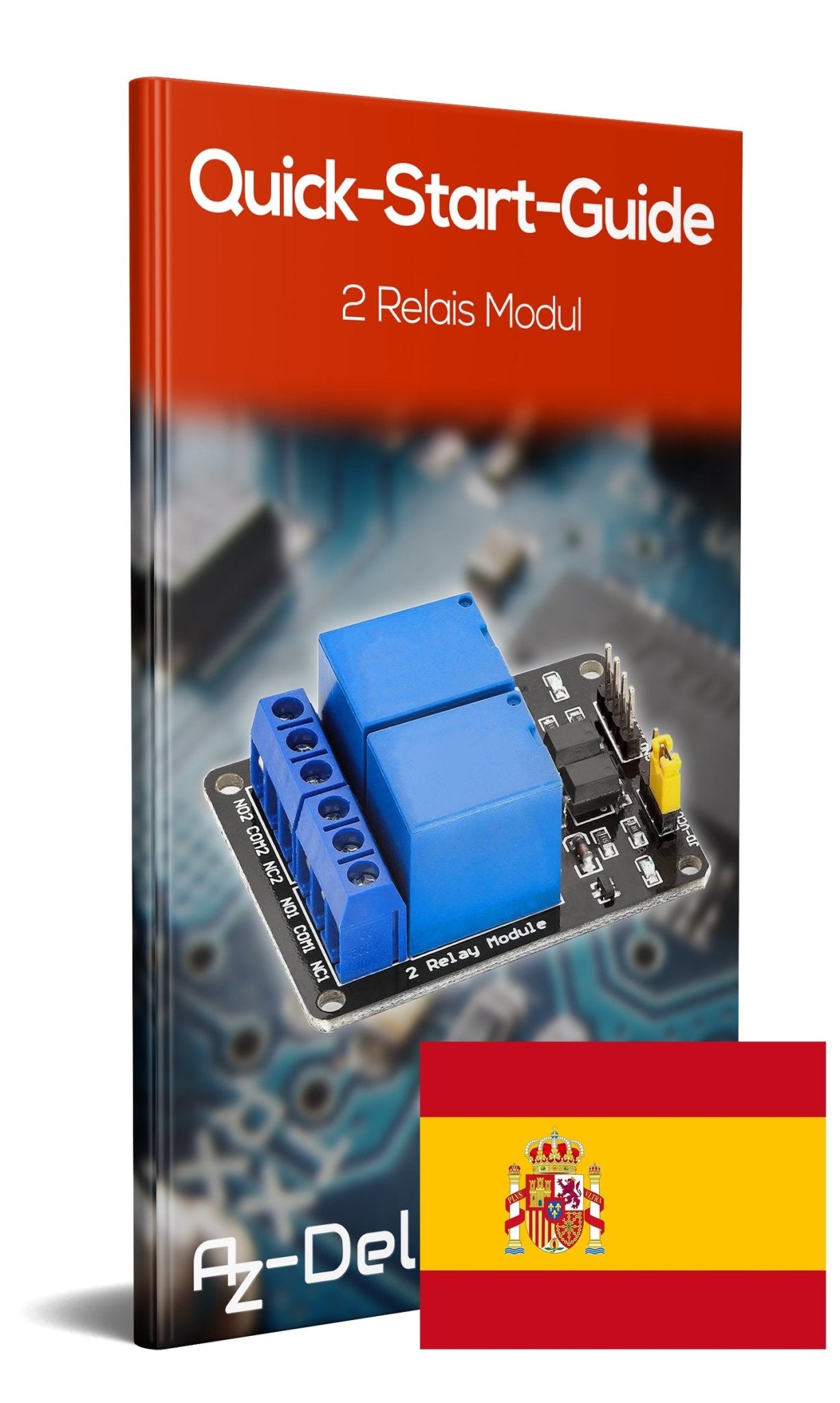 2-Channel Relay Module with Opto-isolator, 5V