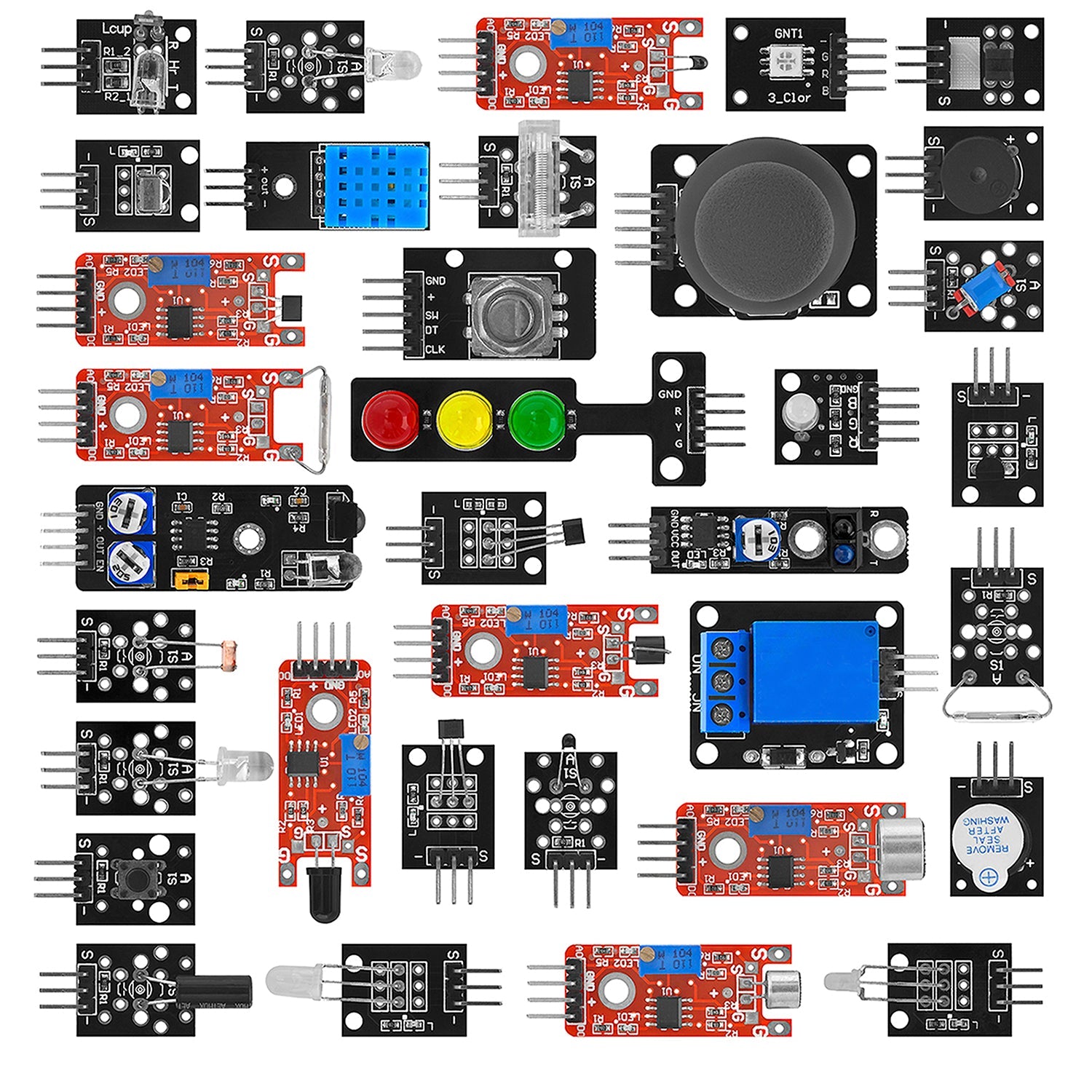 35 in 1 Sensor Kit Module Kit en Accessoire Kit compatibel met Arduino en Raspberry Pi