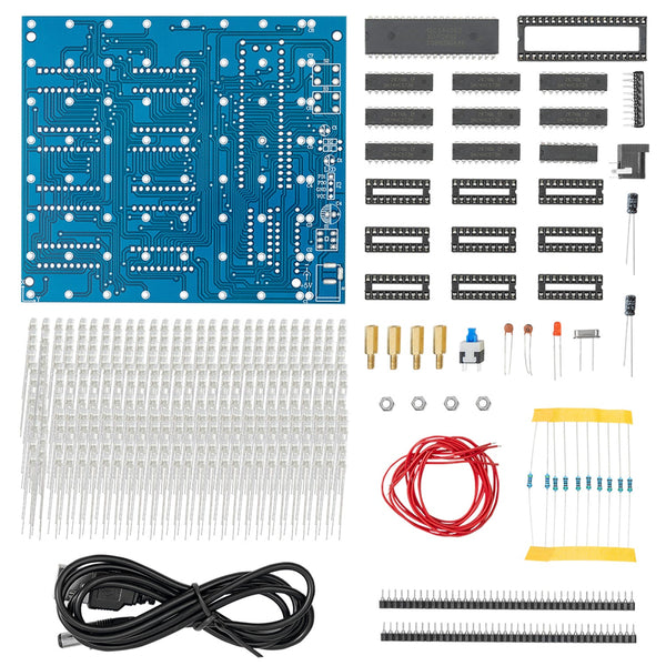 iCubeSmart Kit cubo LED 3D Kit fai da te Cubo luce LED Elettronica fai da te Kit cubo 8x8x8 per Regali creativi Appassionati di elettronica Progettazione di corsi elettronici (3D8S-MULTI iCubeSmart Kit cubo LED 3D Kit fai da te Cubo luce LED Elettronica fai da te Kit cubo 8x8x8 per Regali creativi Appassionati di elettronica Progettazione di corsi elettronici (3D8S-MULTI