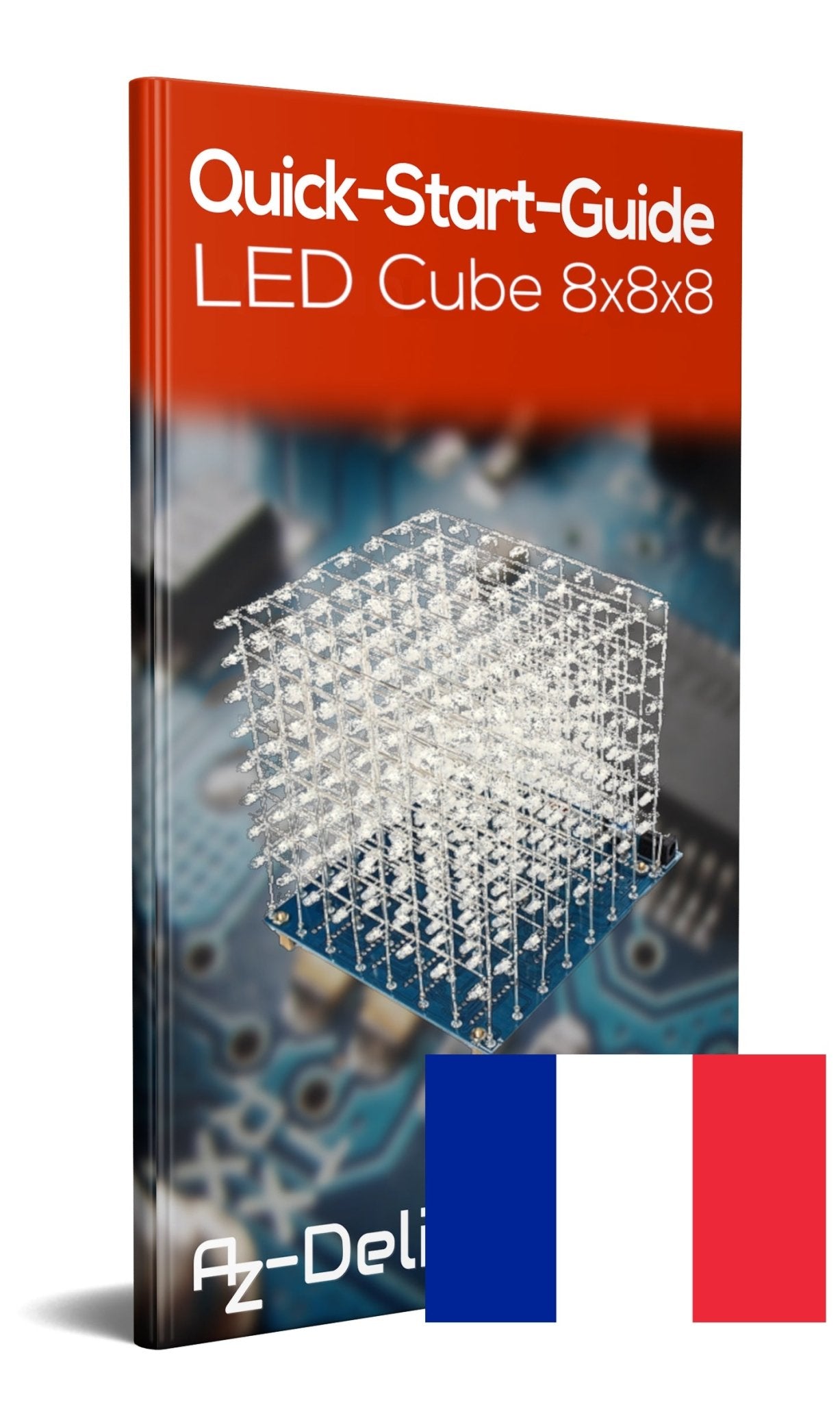 3D led Cube 8x8x8 Light Matrix Cube Kit Voor Solderen