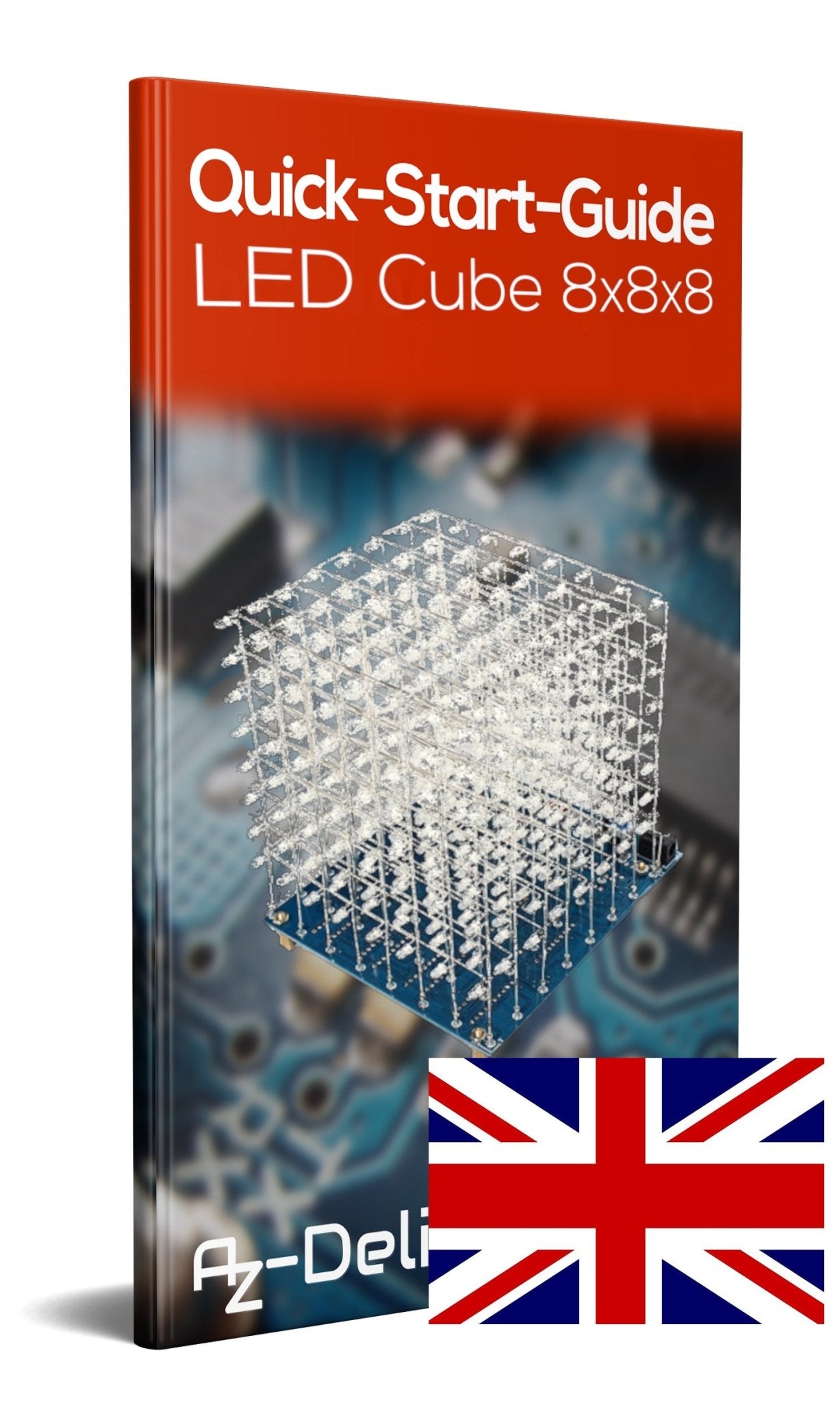 3D LED Cube 8x8x8 Kit cubo per saldatura