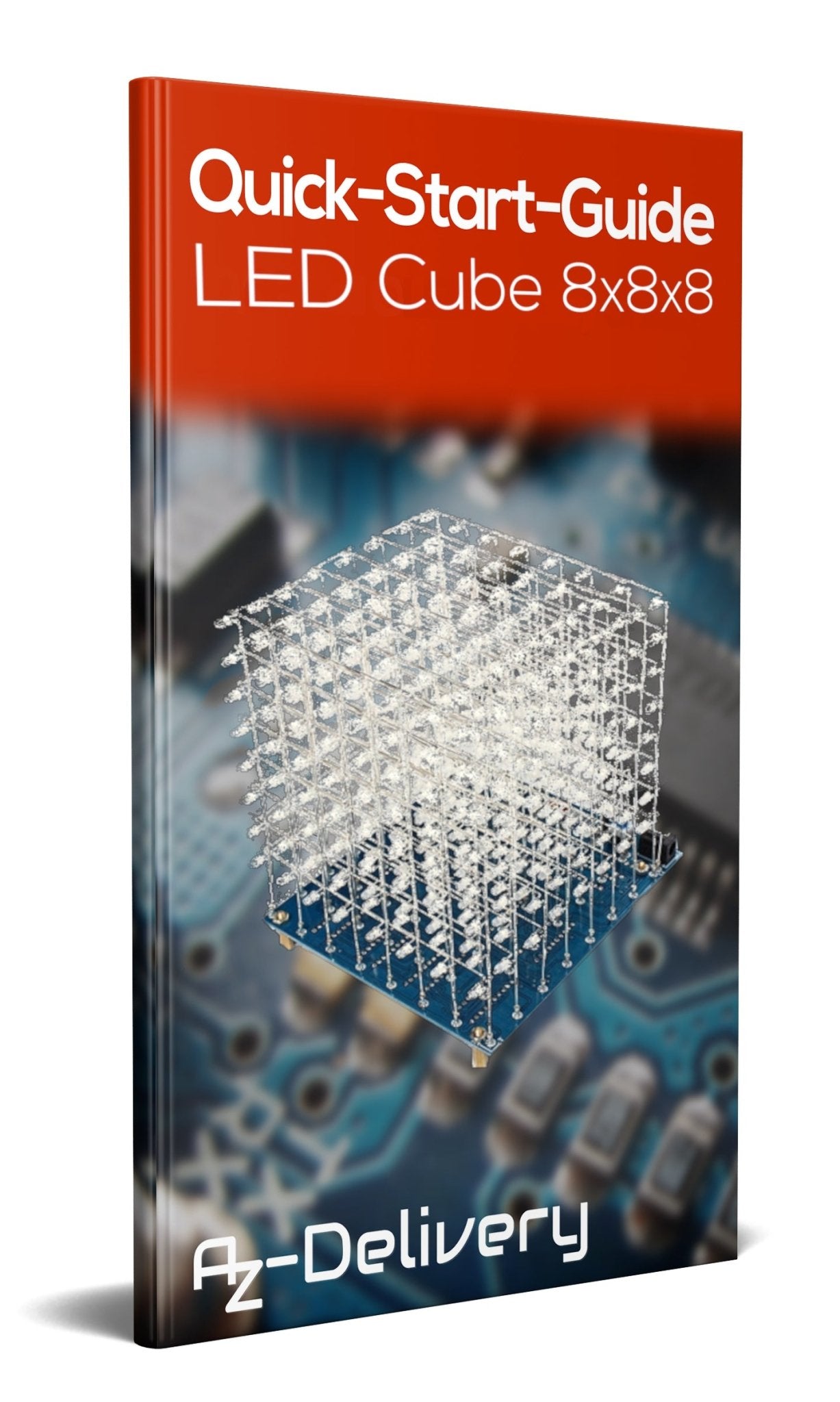 3D led Cube 8x8x8 Light Matrix Cube Kit Voor Solderen